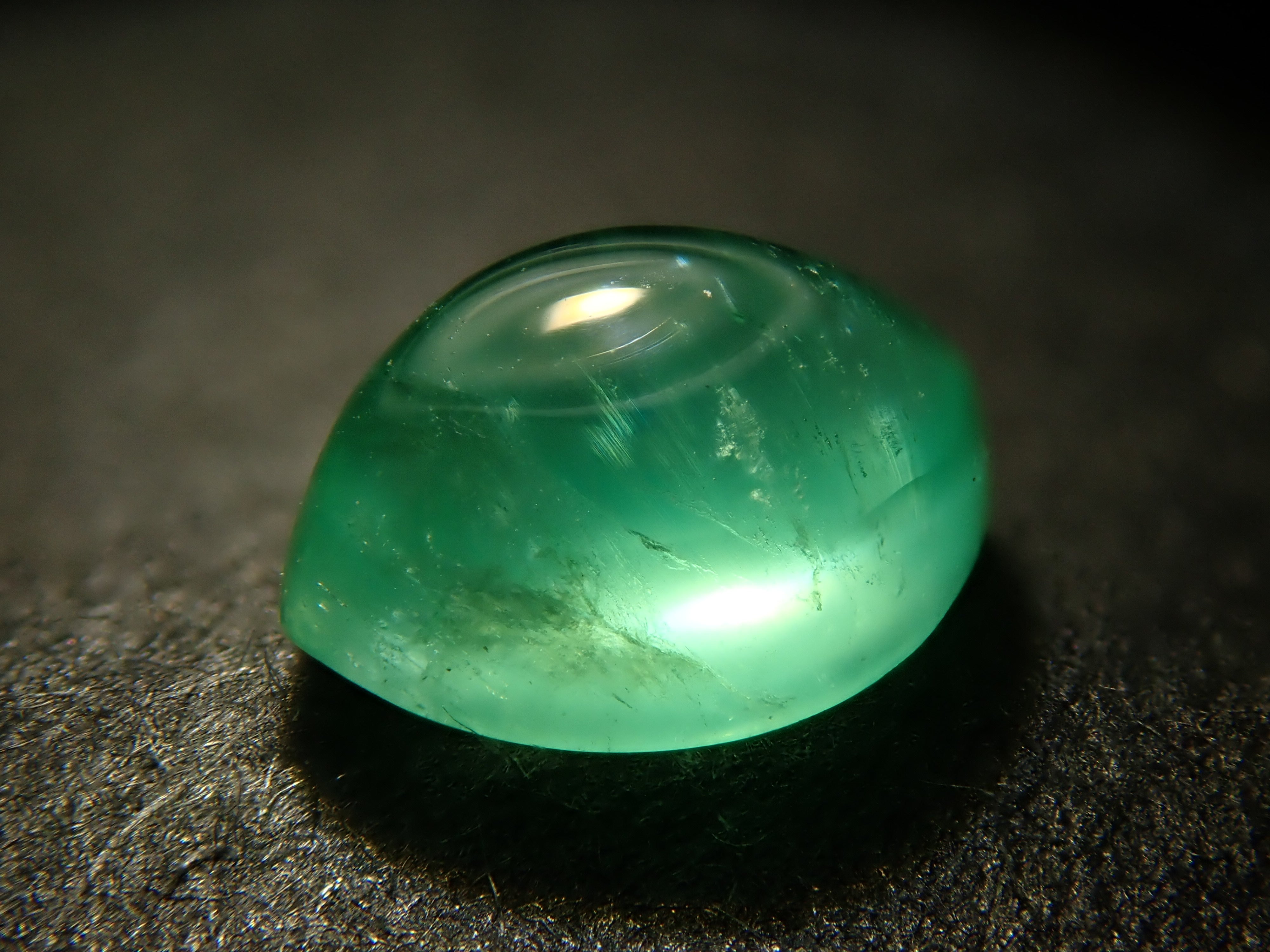 【2/5 22時販売】コロンビア産エメラルドキャッツアイ 0.417ctルース