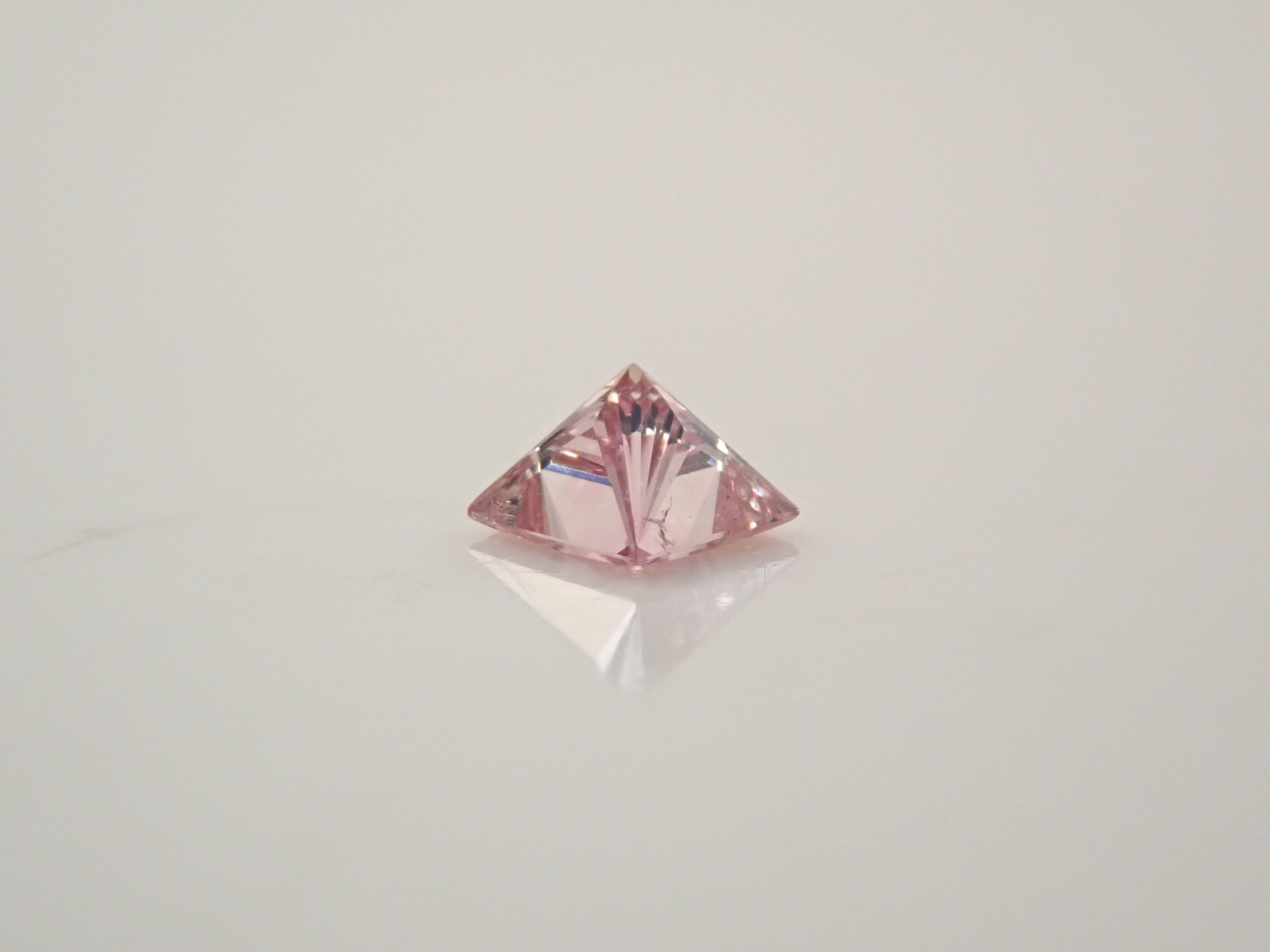【2/7 22時販売】ピンクダイヤモンド 0.097ctルース(FANCY PINK, SI2)