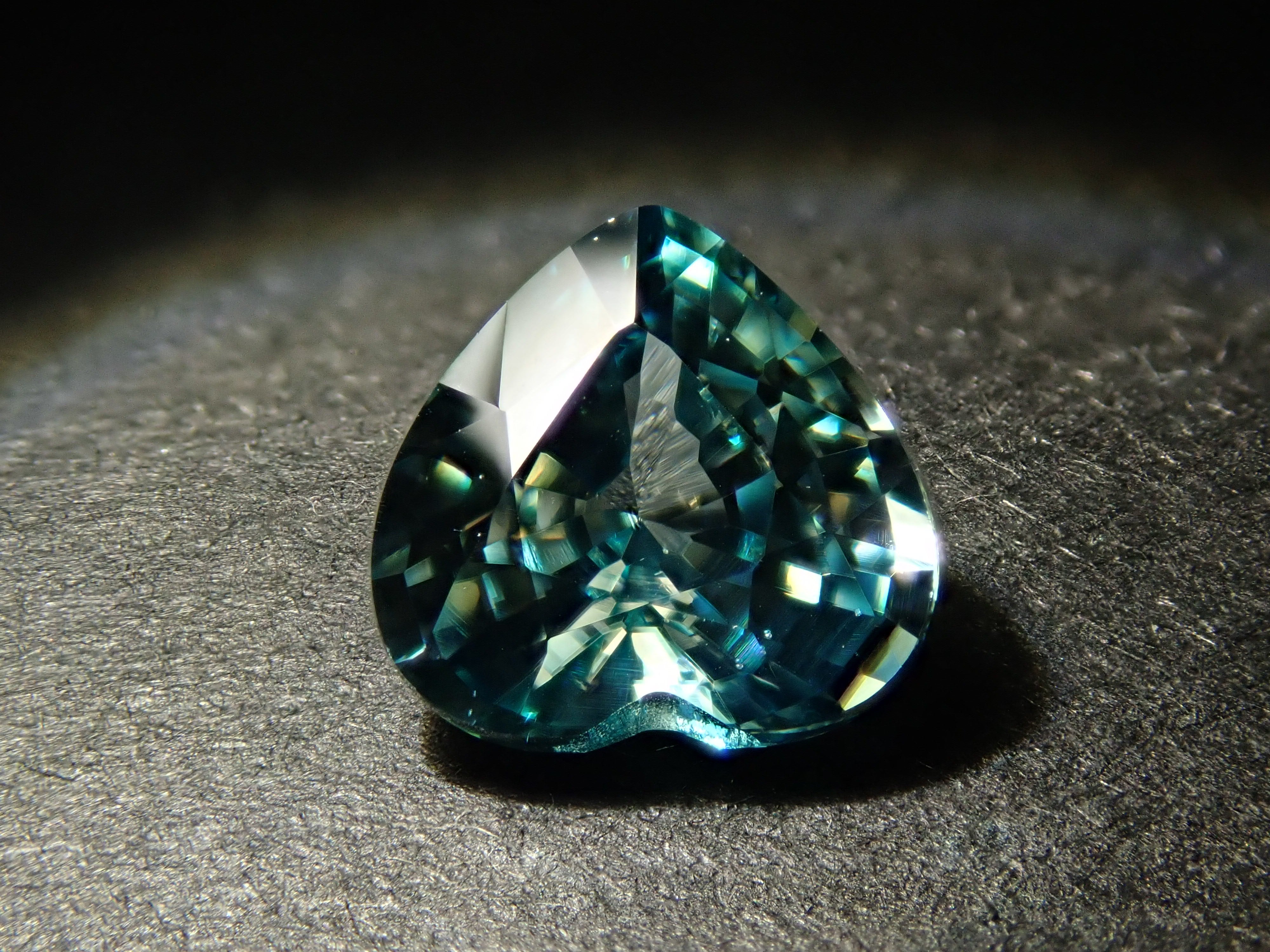 Cambodian blue zircon 1.126ct loose stone
