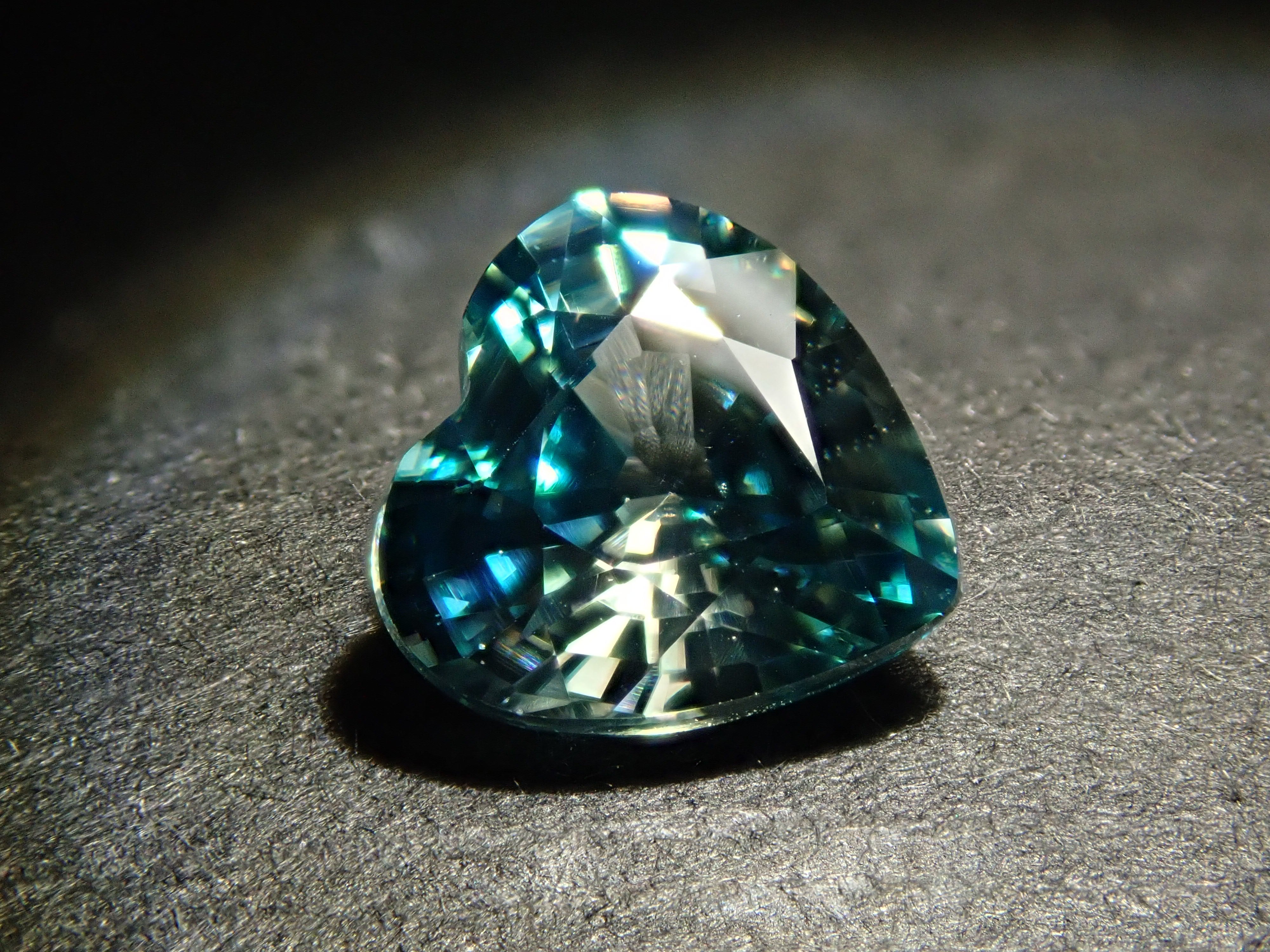 Cambodian blue zircon 1.126ct loose stone