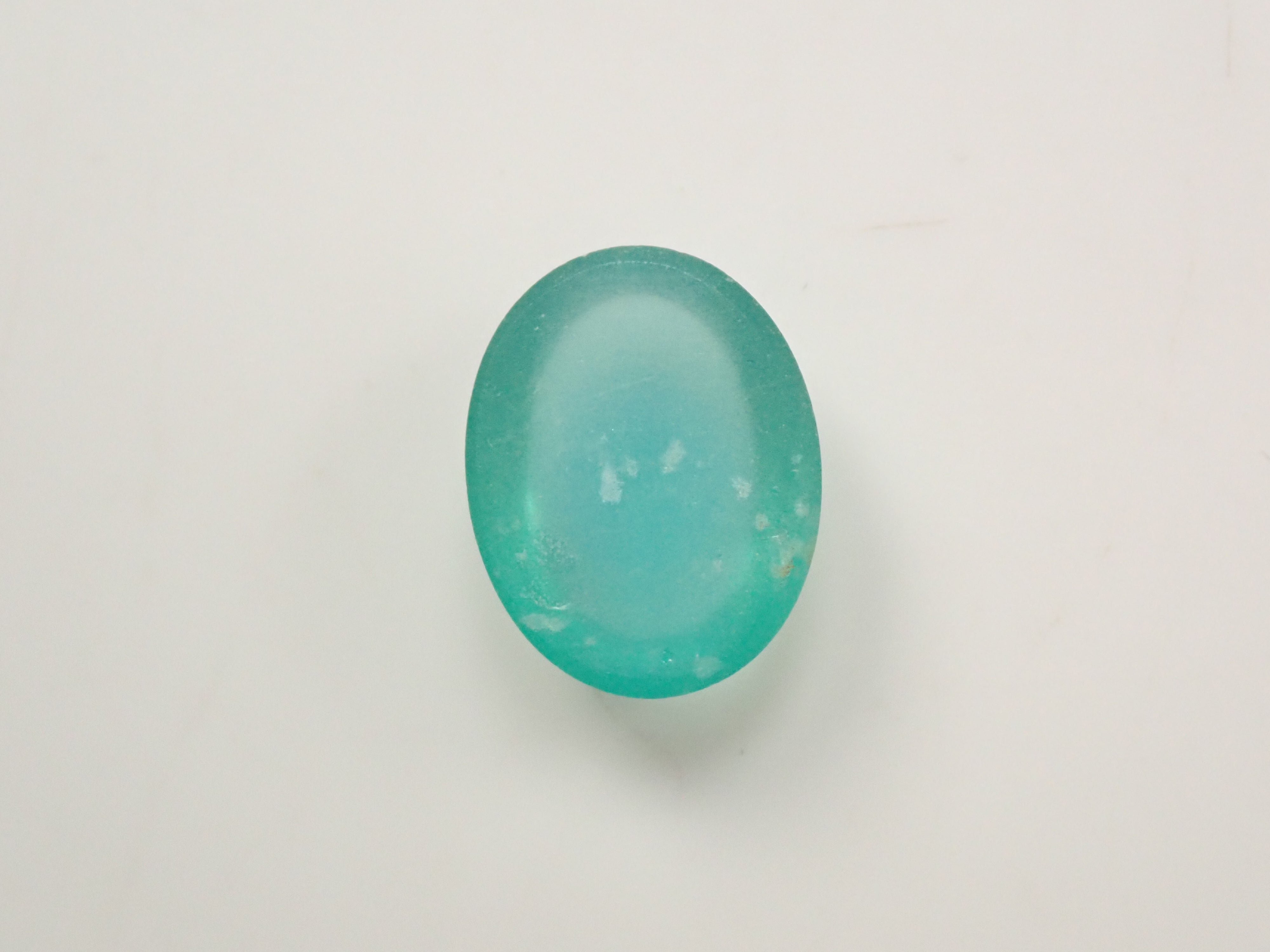 【Lottery Sale 0731_08】Brazilian Emerald Cat's Eye 6.083ct Loose Gemstone with Japanese and German Gemological Report