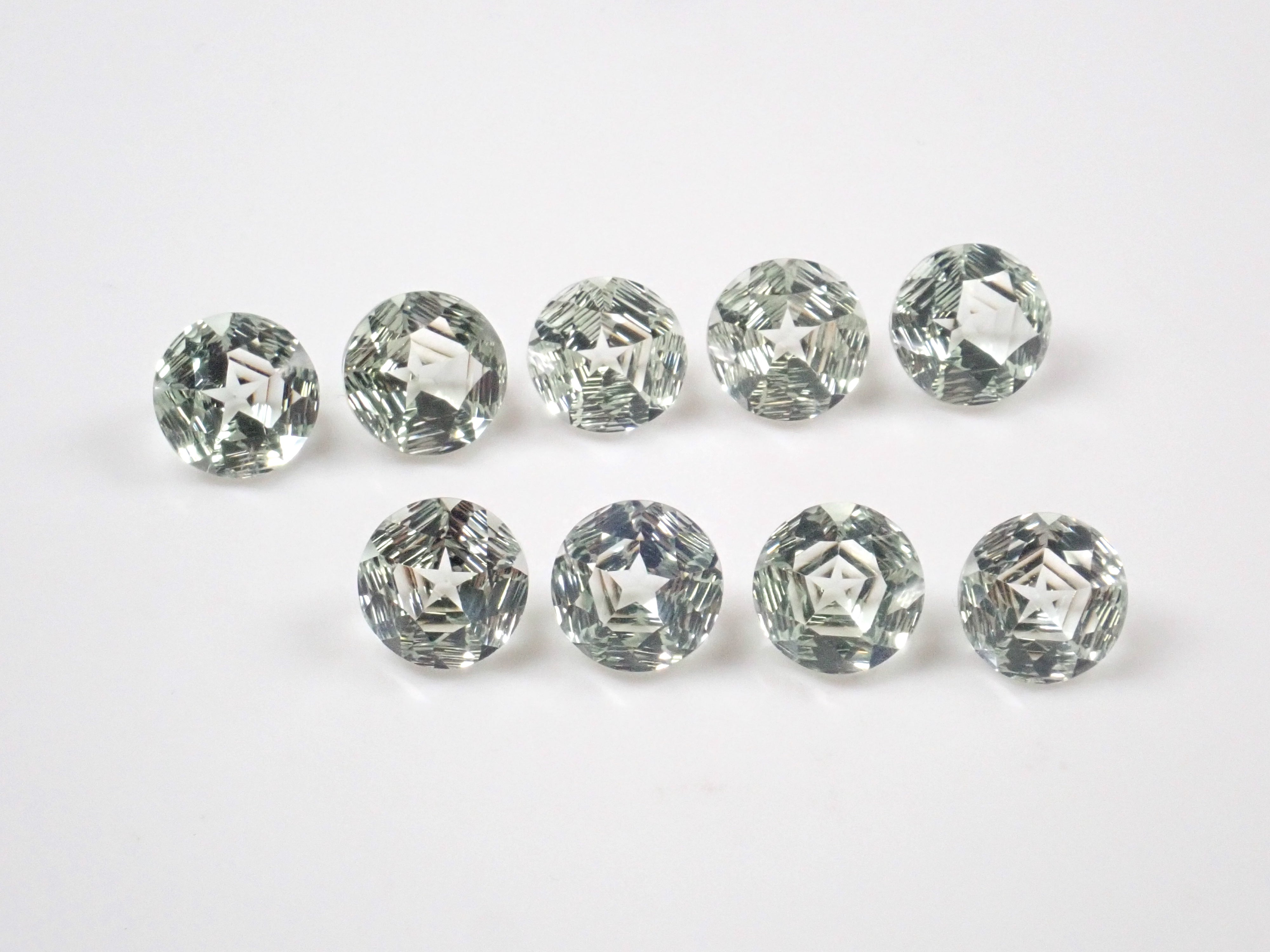 ブラジル産グリーンクォーツ1石ルース(10mm)