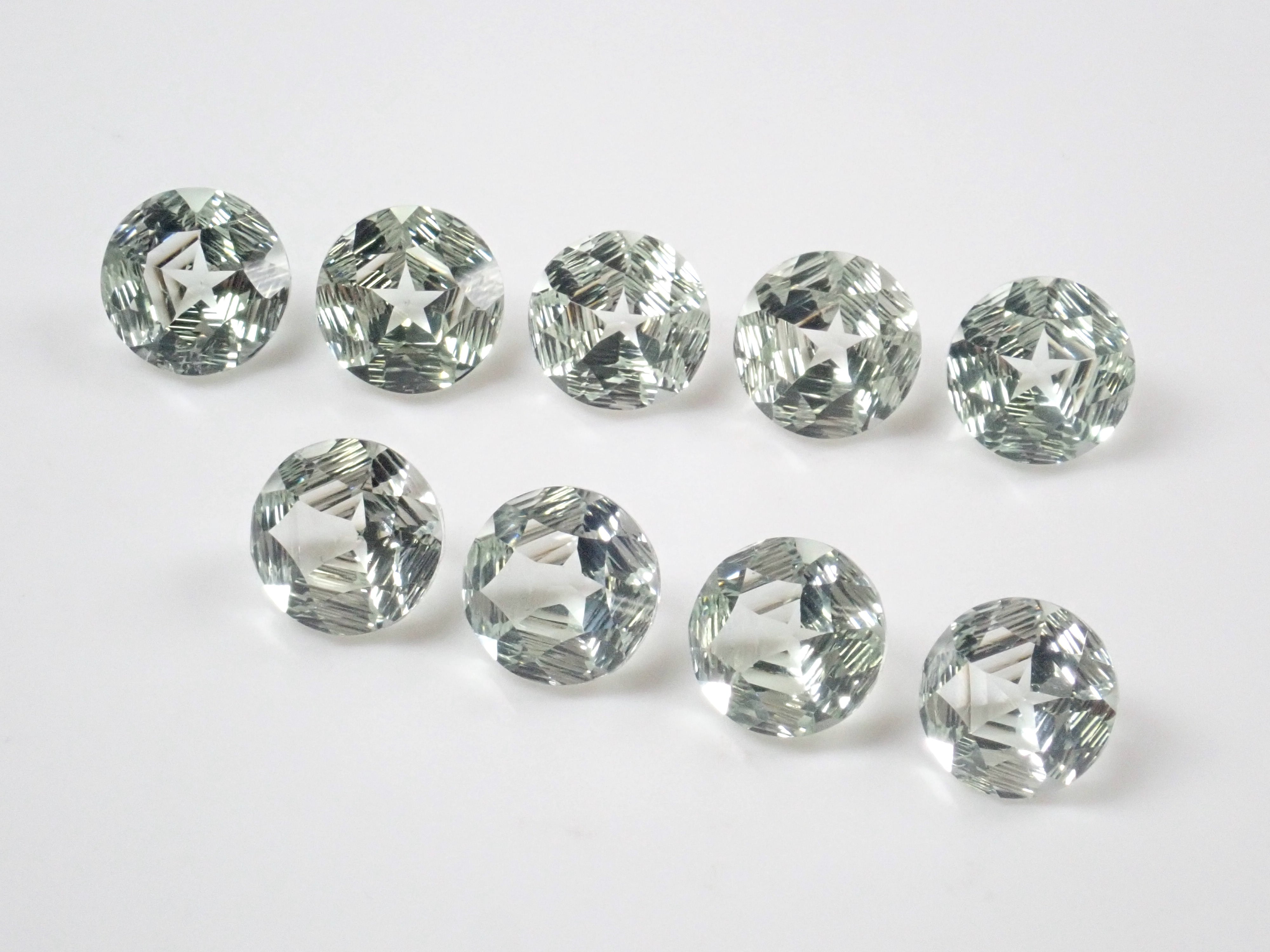 ブラジル産グリーンクォーツ1石ルース(10mm)