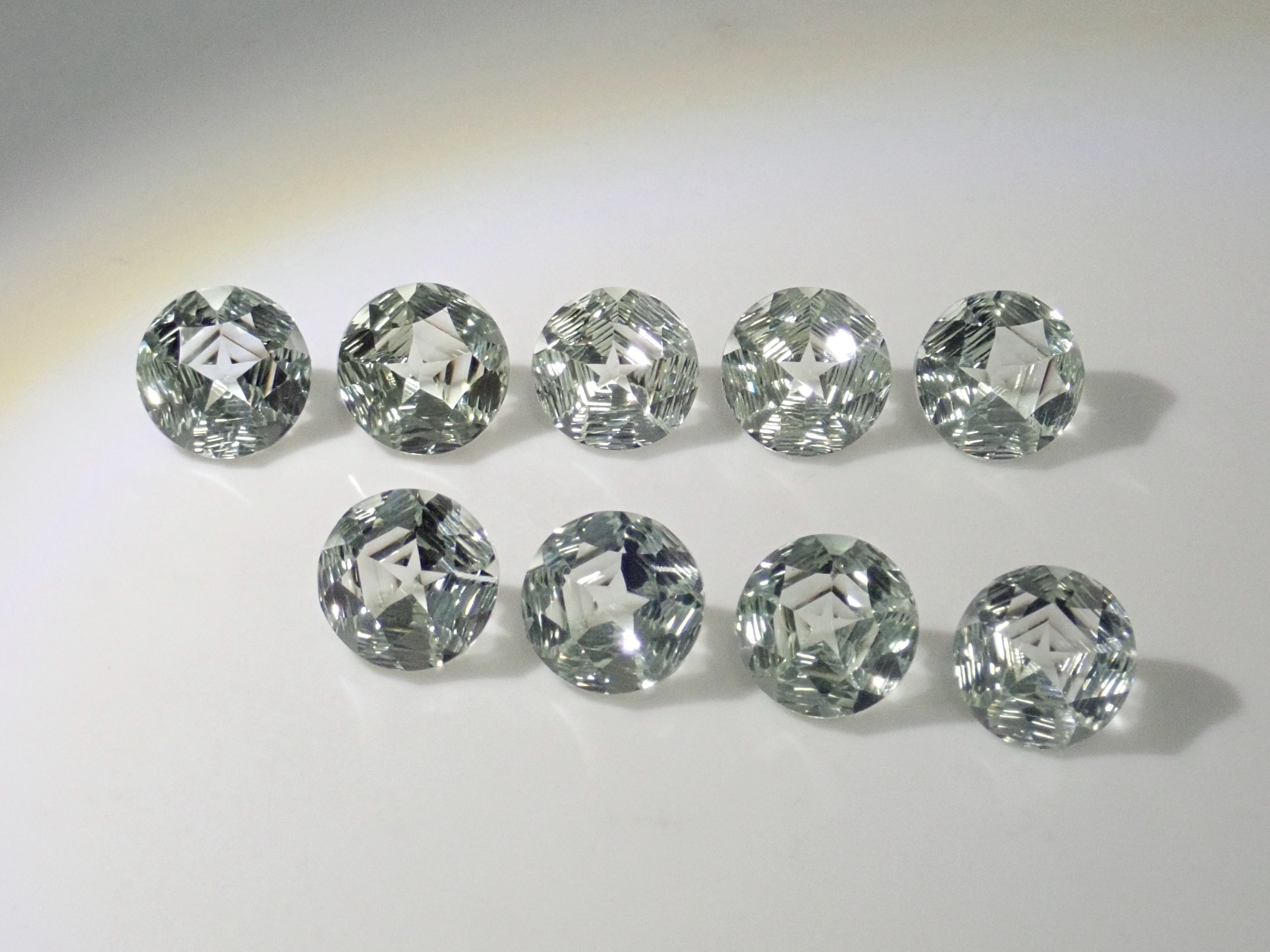 ブラジル産グリーンクォーツ1石ルース(10mm)