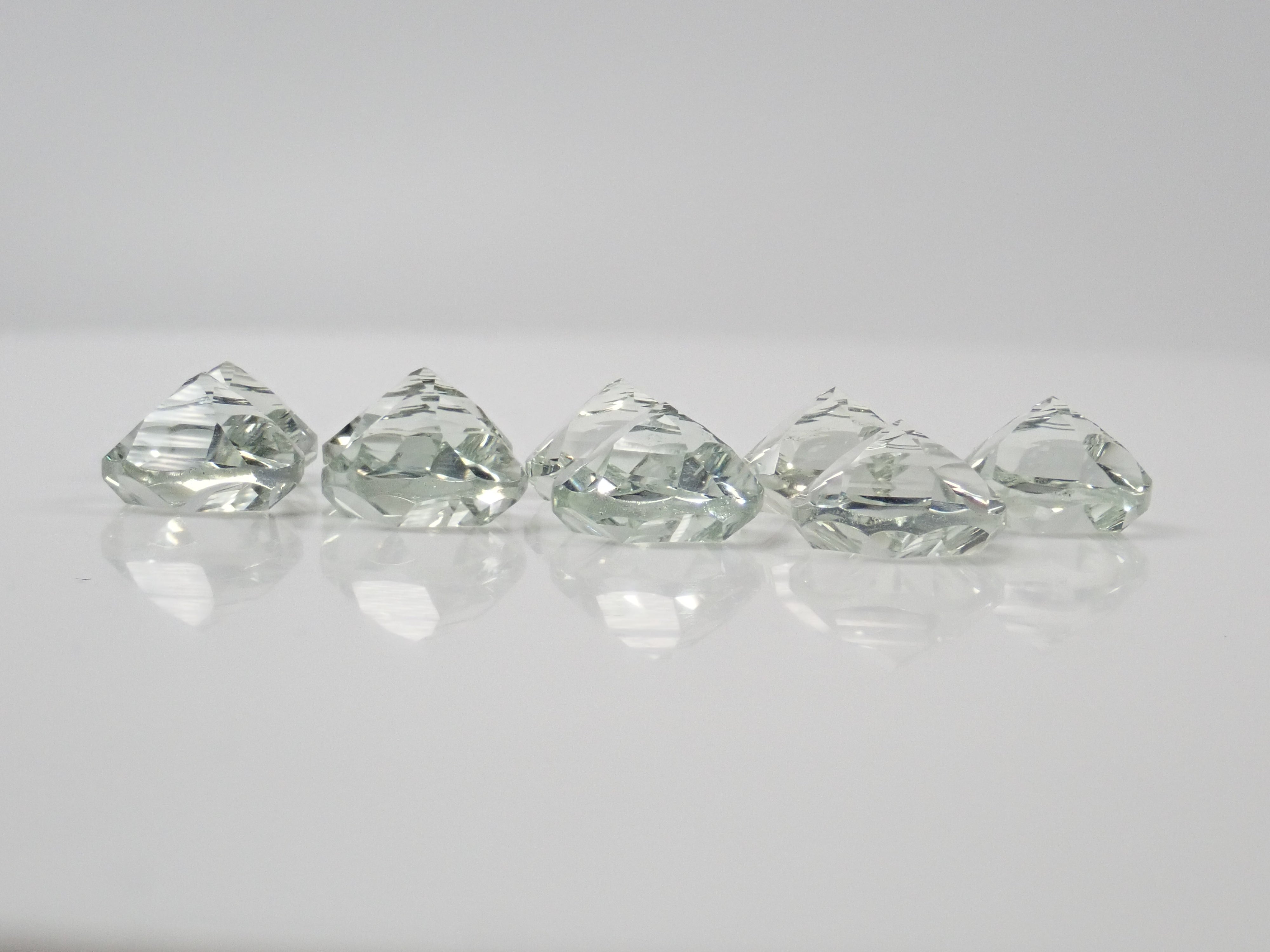 ブラジル産グリーンクォーツ1石ルース(10mm)
