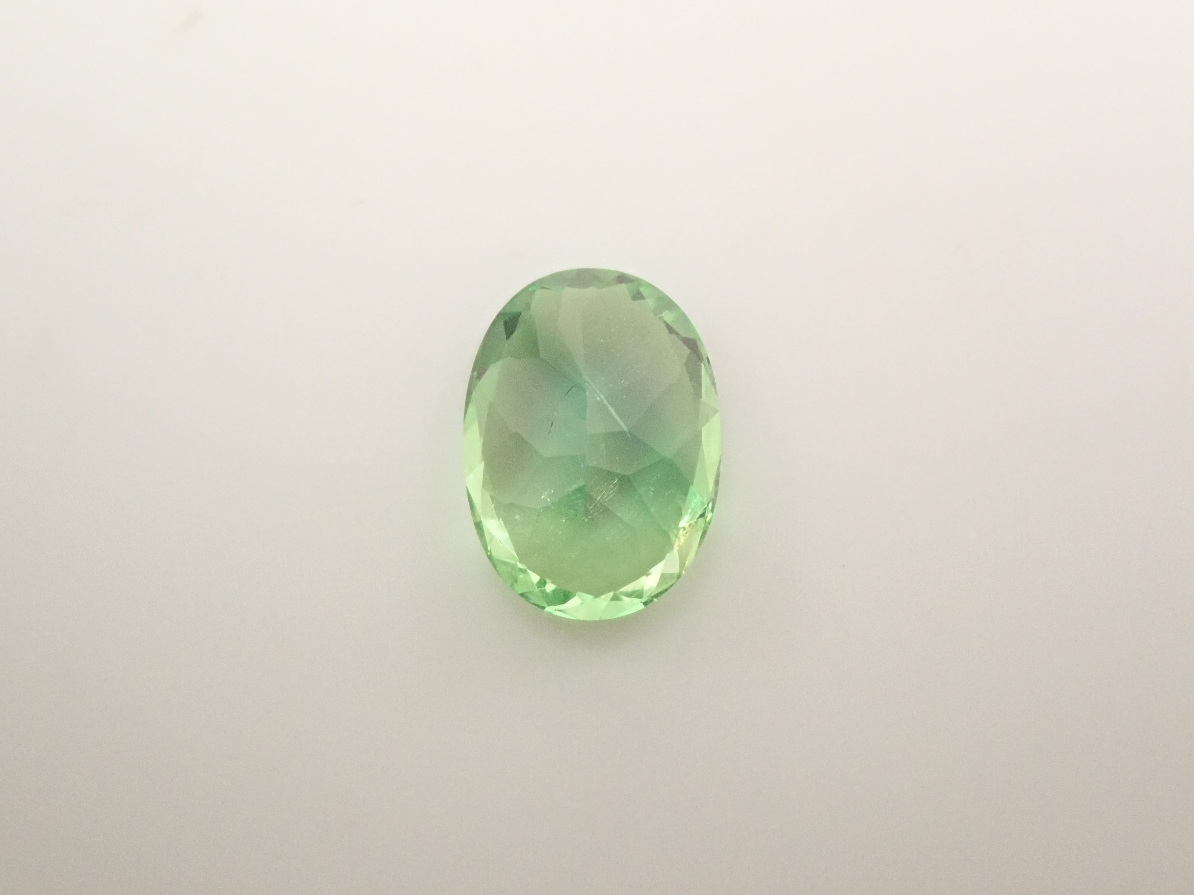 【12561607掲載】タンザニア産バイカラーグロッシュラーガーネット 0.796ctルース