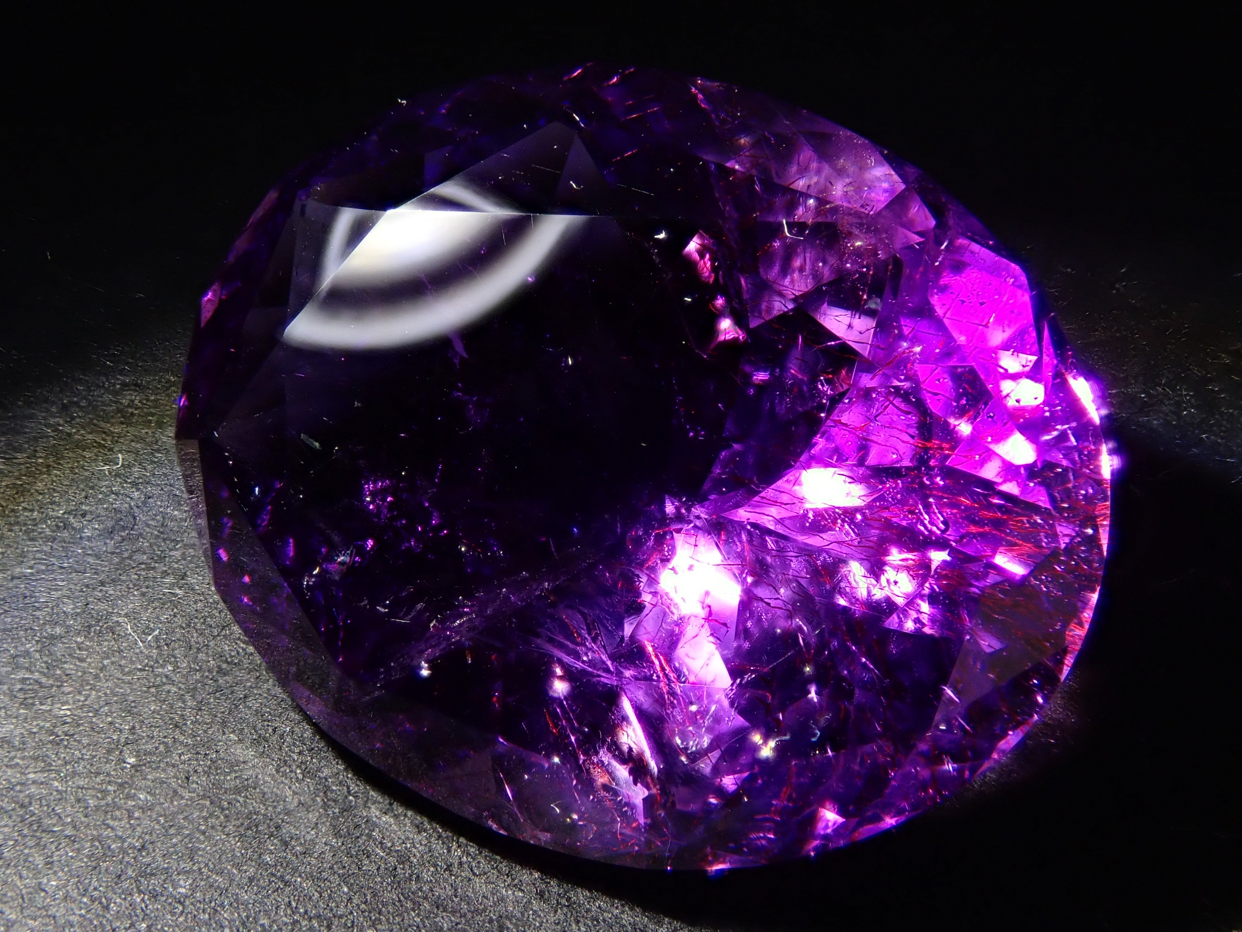 【12561911掲載】ブラジル産ブラジル産エレスチャルアメジスト 15.928ctルース