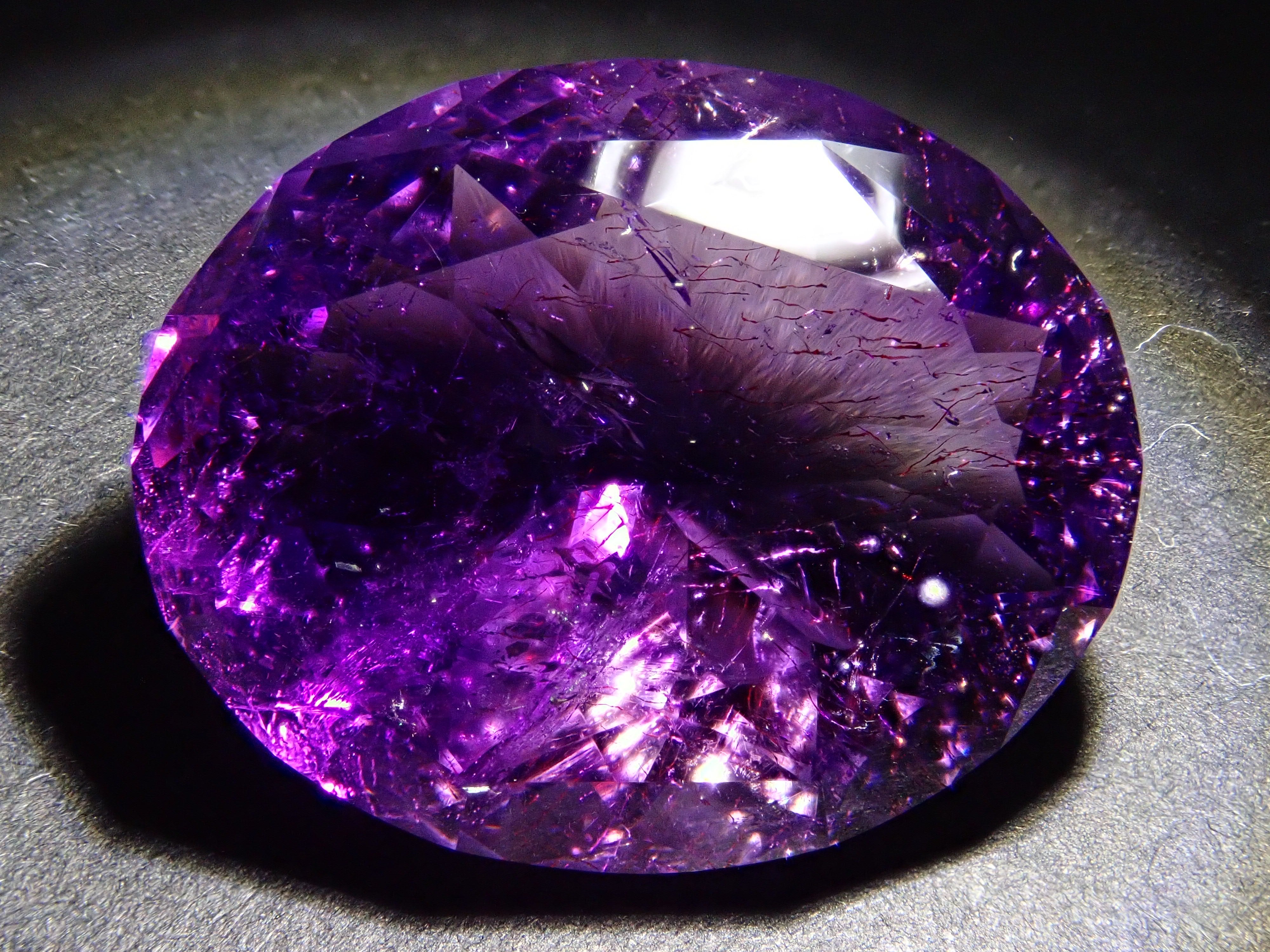 【12561911掲載】ブラジル産ブラジル産エレスチャルアメジスト 15.928ctルース