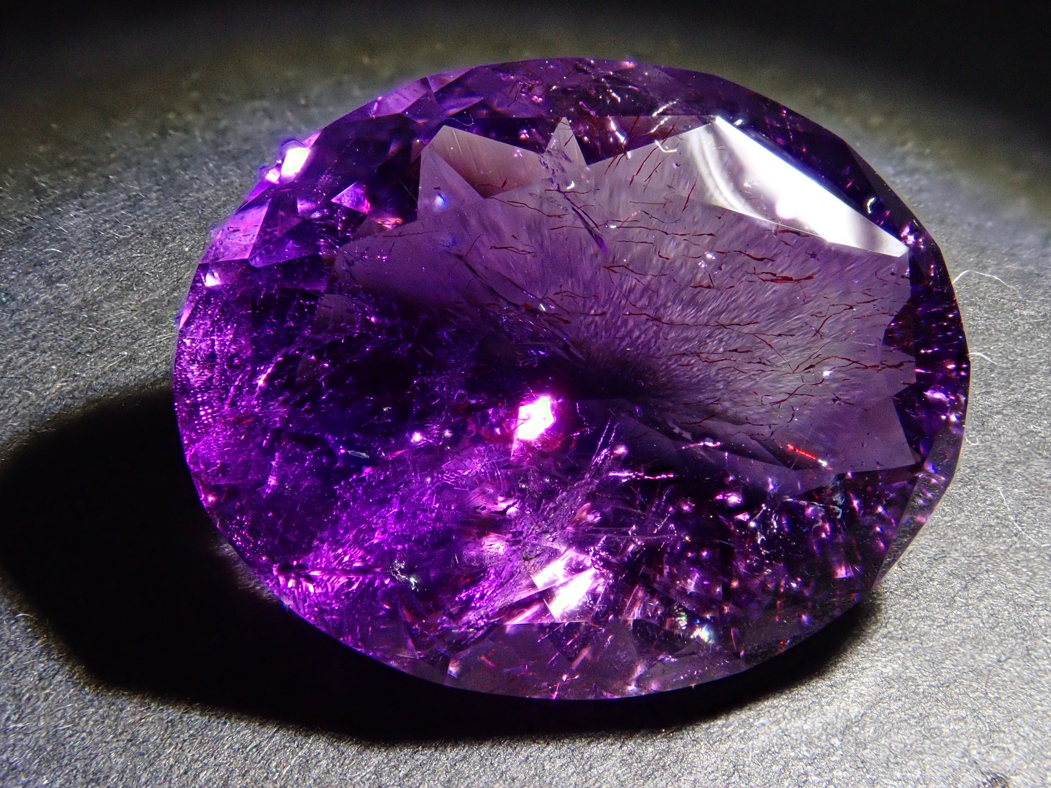 【12561911掲載】ブラジル産ブラジル産エレスチャルアメジスト 15.928ctルース