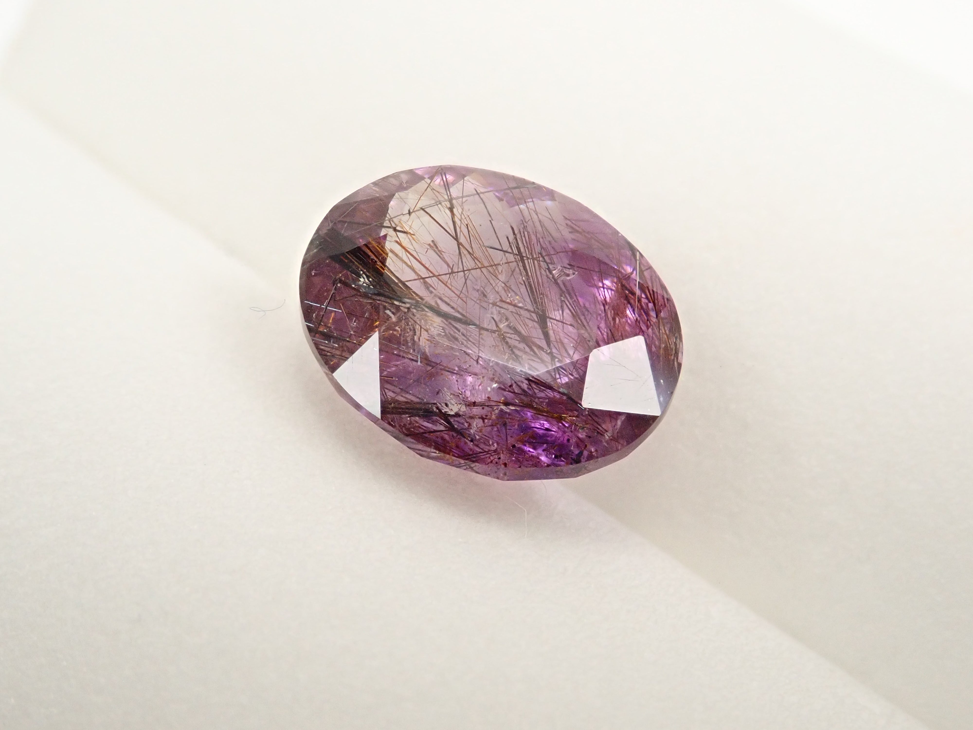 【12559896掲載】ブラジル産エレスチャルアメジスト 3.678ctルース