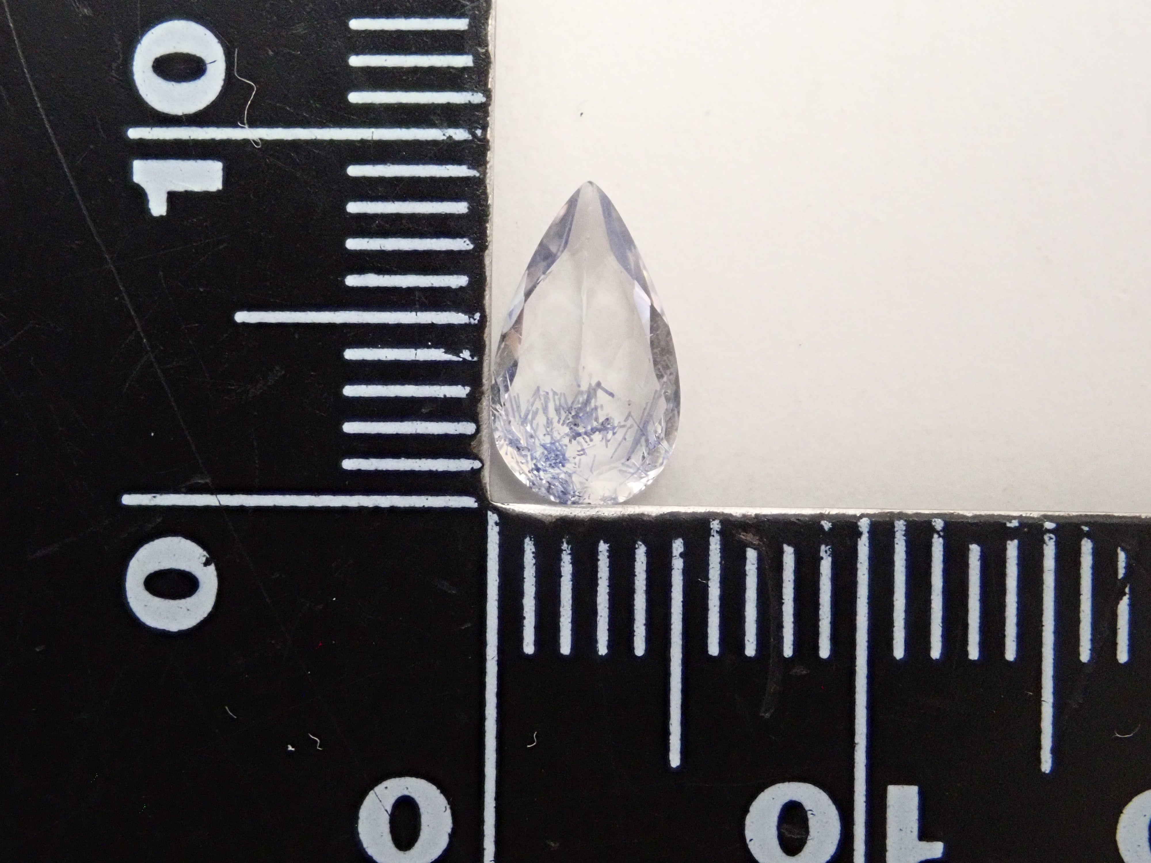 【12561968掲載】ブラジル産デュモルチェライトインクォーツ 0.803ctルース