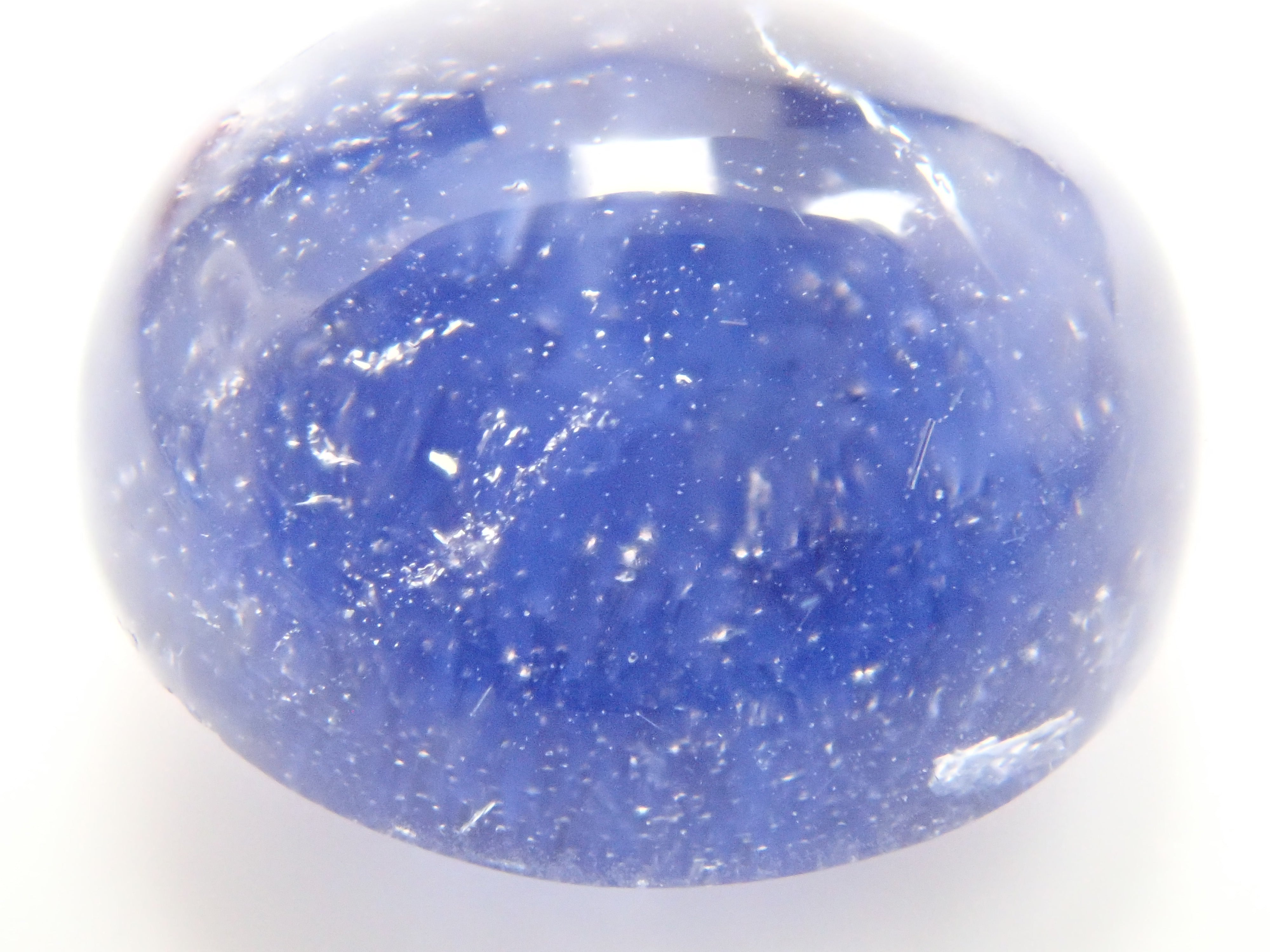 【12561972掲載】ブラジル産デュモルチェライトインクォーツ 2.450ctルース