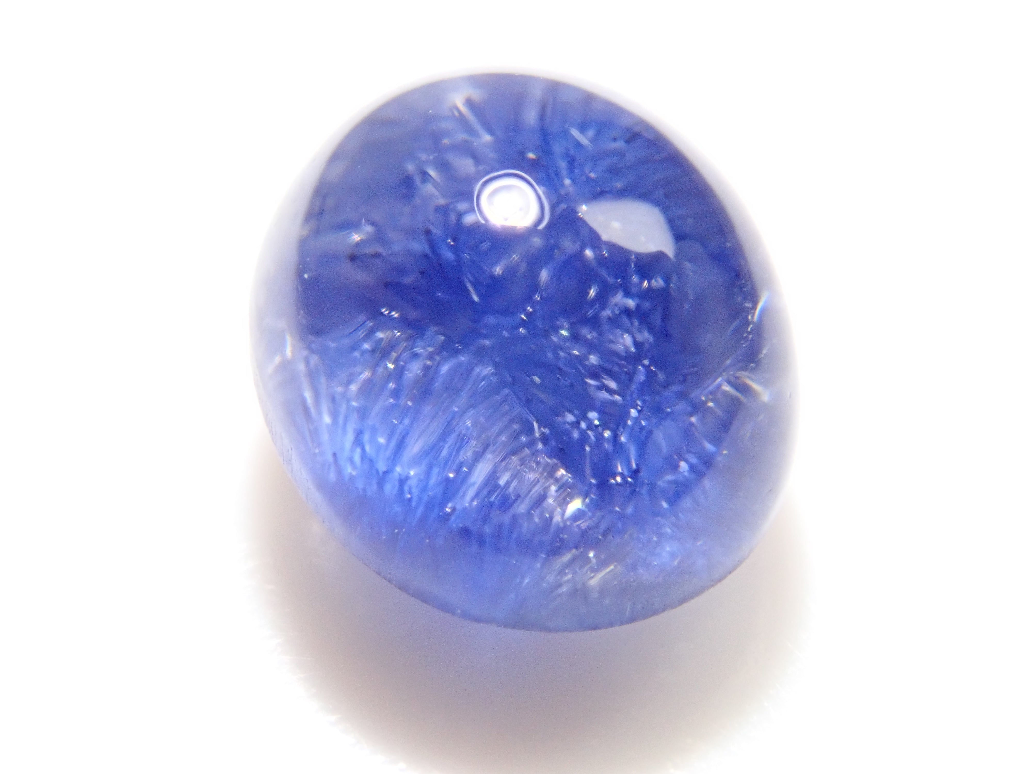 【12561976掲載】ブラジル産デュモルチェライトインクォーツ 1.392ctルース