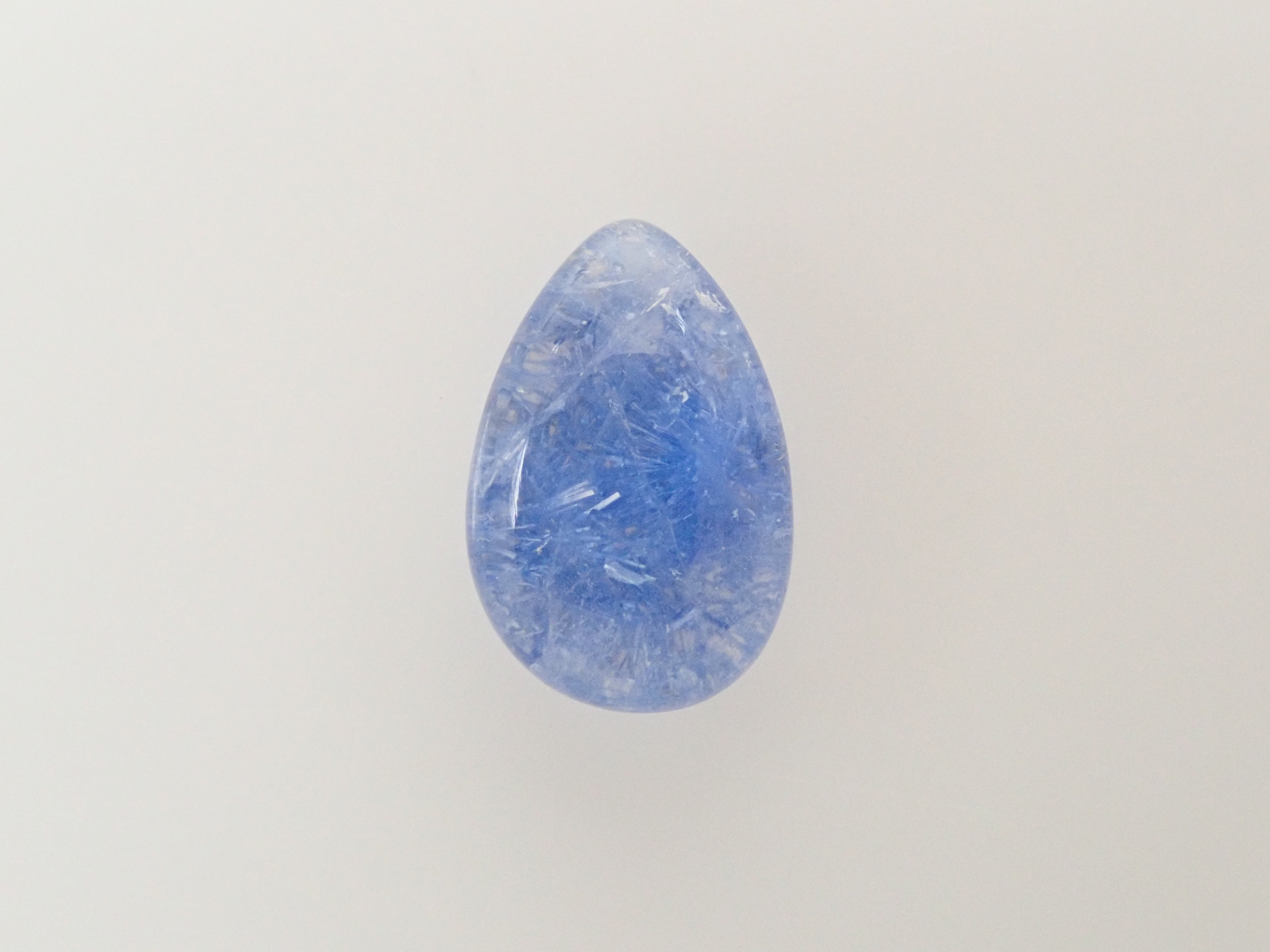 【12561978掲載】ブラジル産デュモルチェライトインクォーツ 1.266ctルース