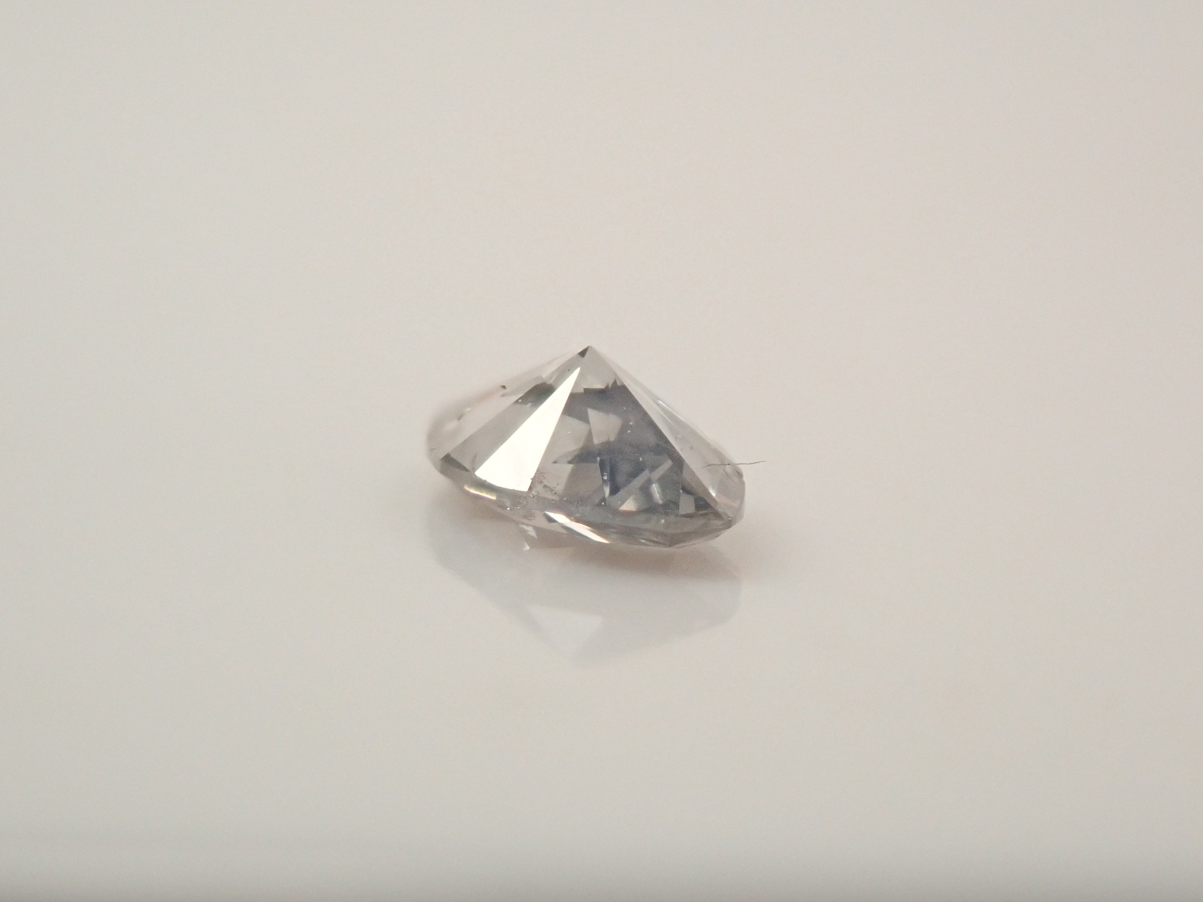 【32501858掲載】グレーダイヤモンド 0.141ctルース(FANCY GRAY, I-1)