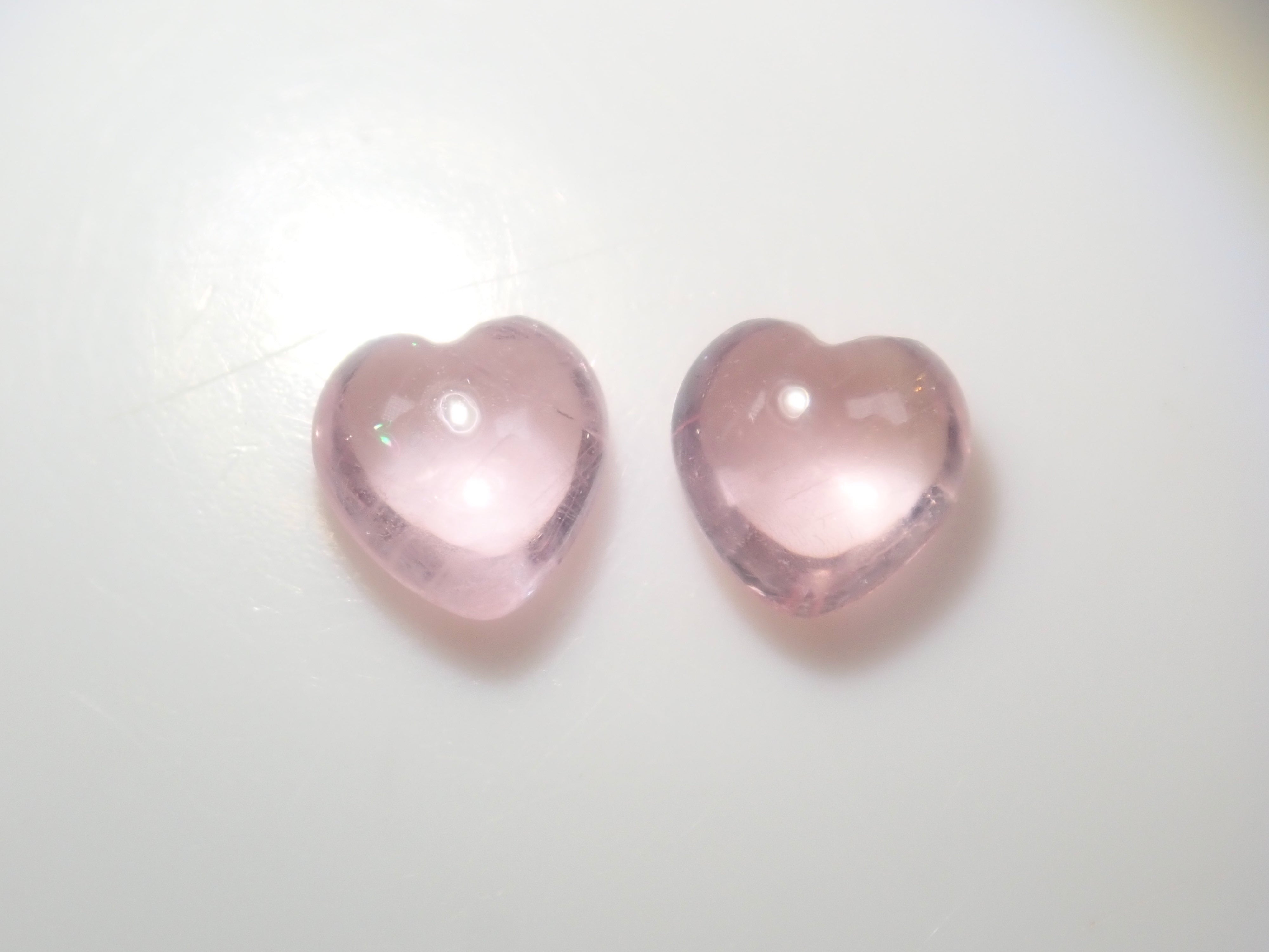 【2/28 22時販売】《限定2石》グリーンランド産ピンクサファイア1石ルース(5.0mm,ハートシェイプ,証明書付)《複数購入割引有》