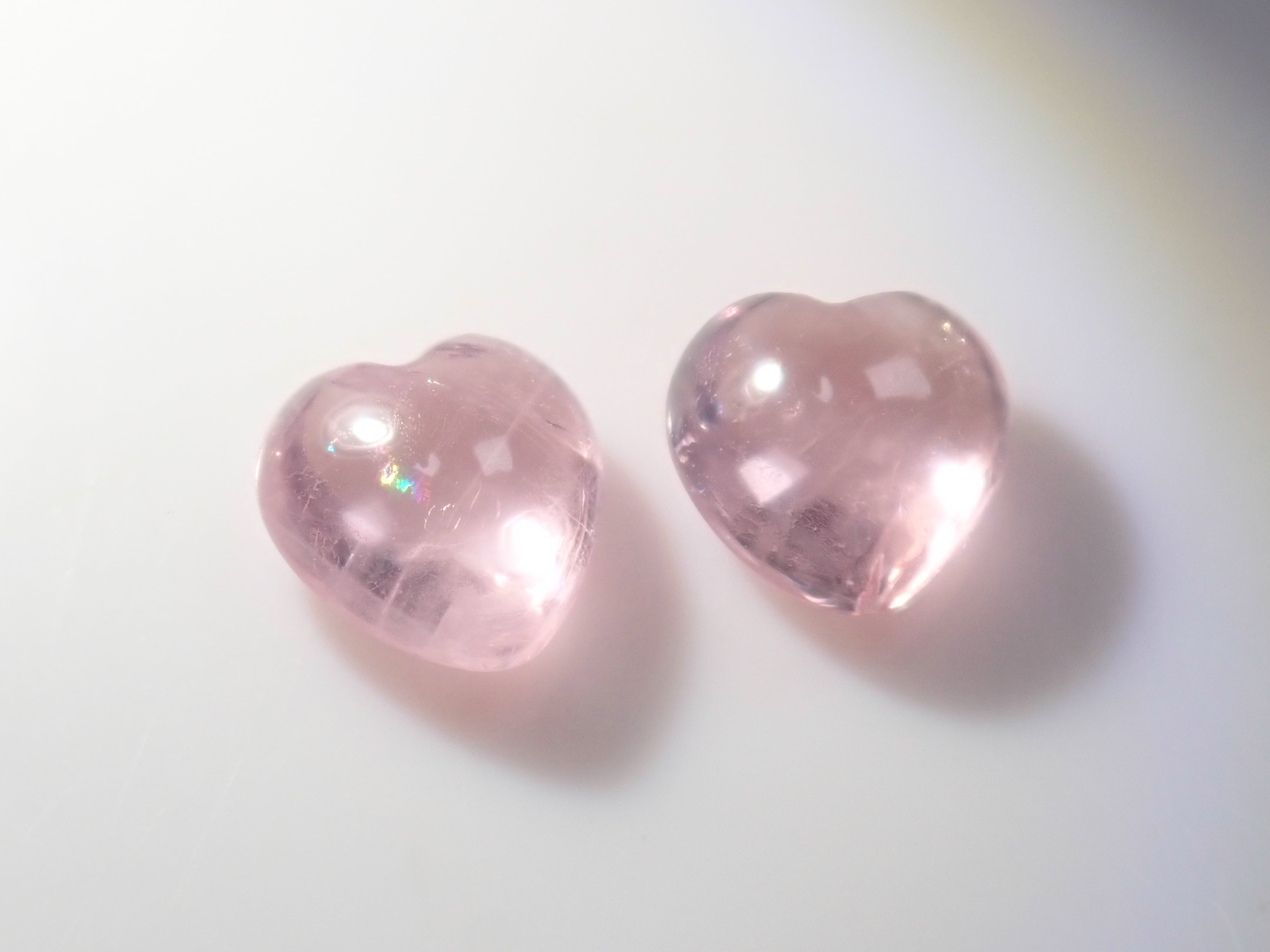 【2/28 22時販売】《限定2石》グリーンランド産ピンクサファイア1石ルース(5.0mm,ハートシェイプ,証明書付)《複数購入割引有》