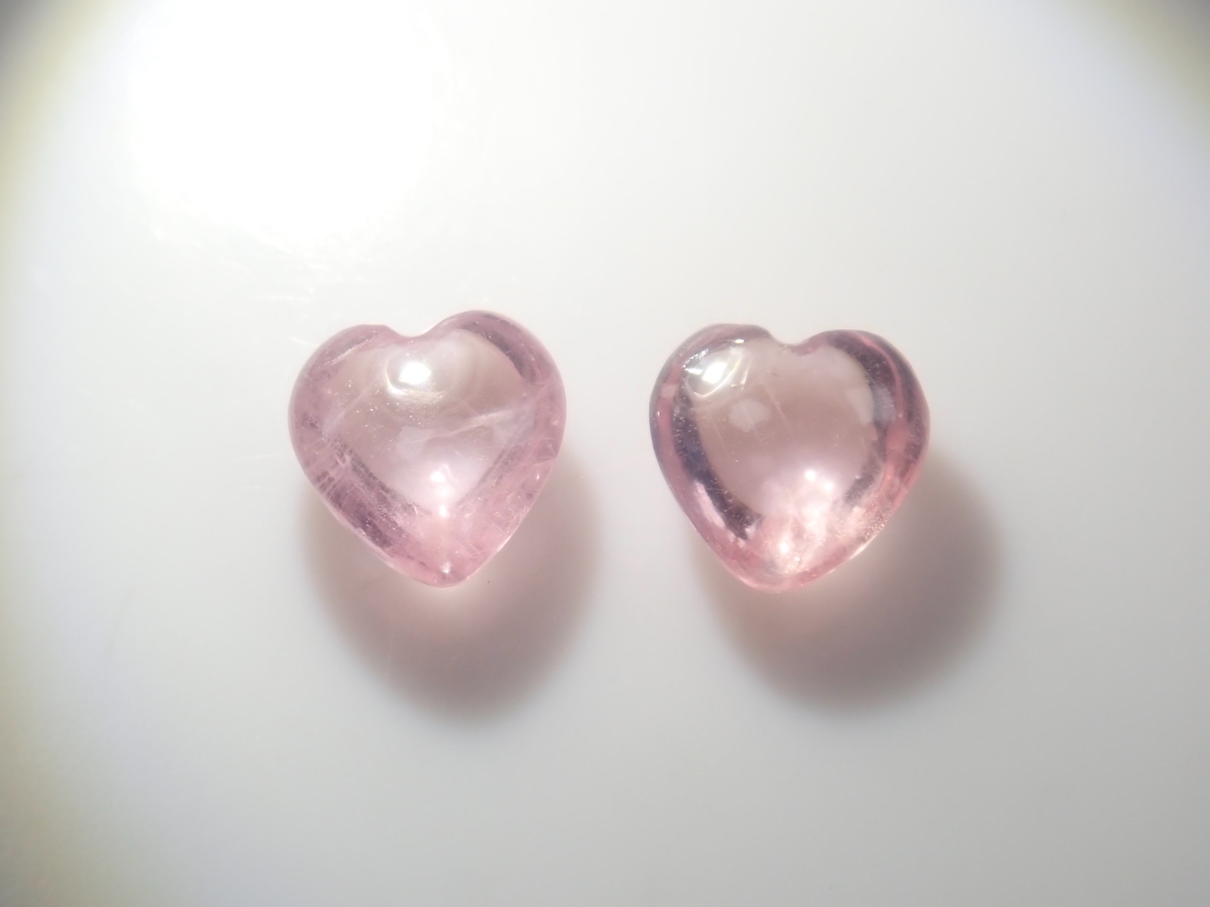 【2/28 22時販売】《限定2石》グリーンランド産ピンクサファイア1石ルース(5.0mm,ハートシェイプ,証明書付)《複数購入割引有》