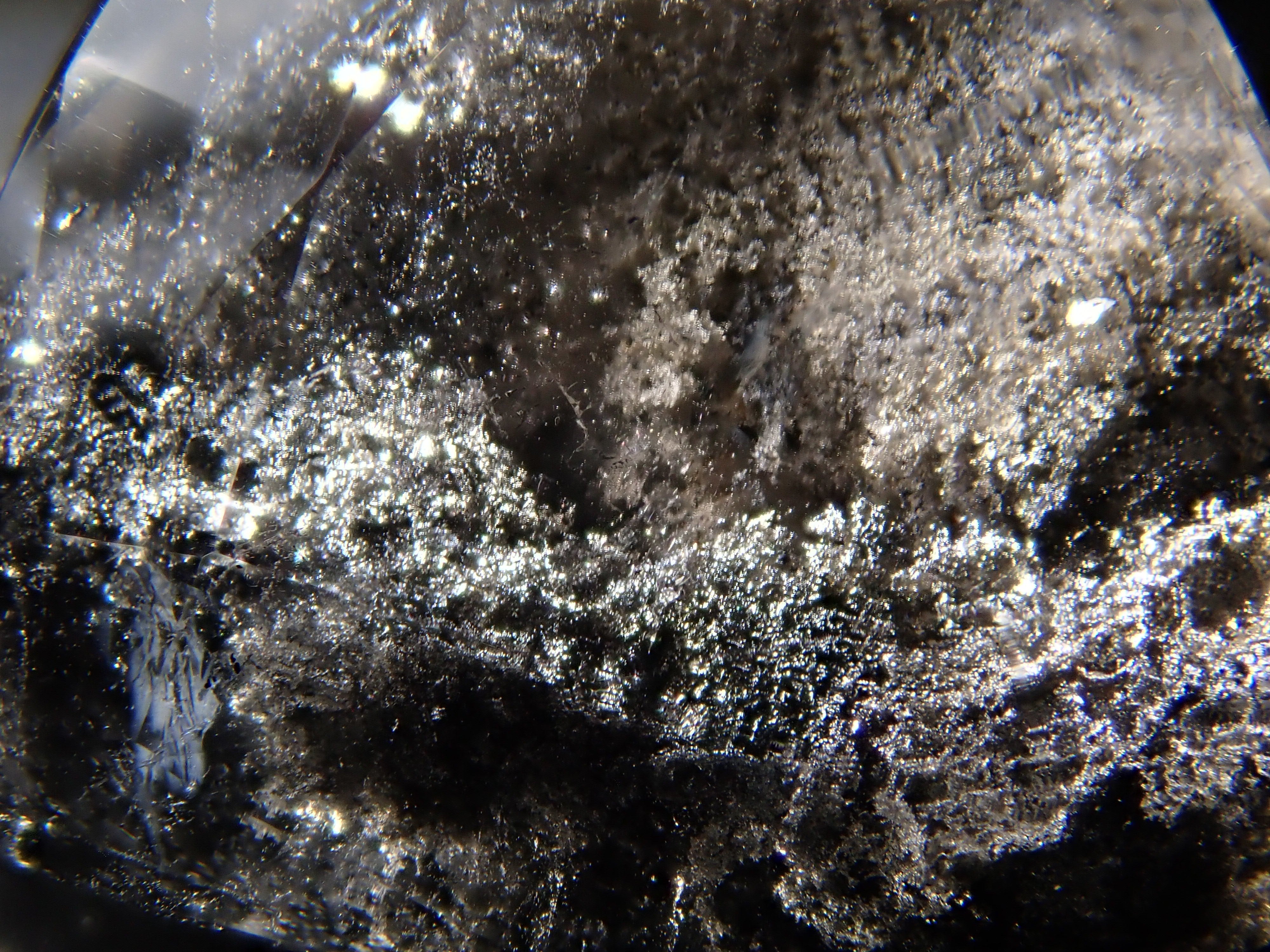 【12561990掲載】ブラジル産ブラックガーデンクォーツ 4.278ctルース