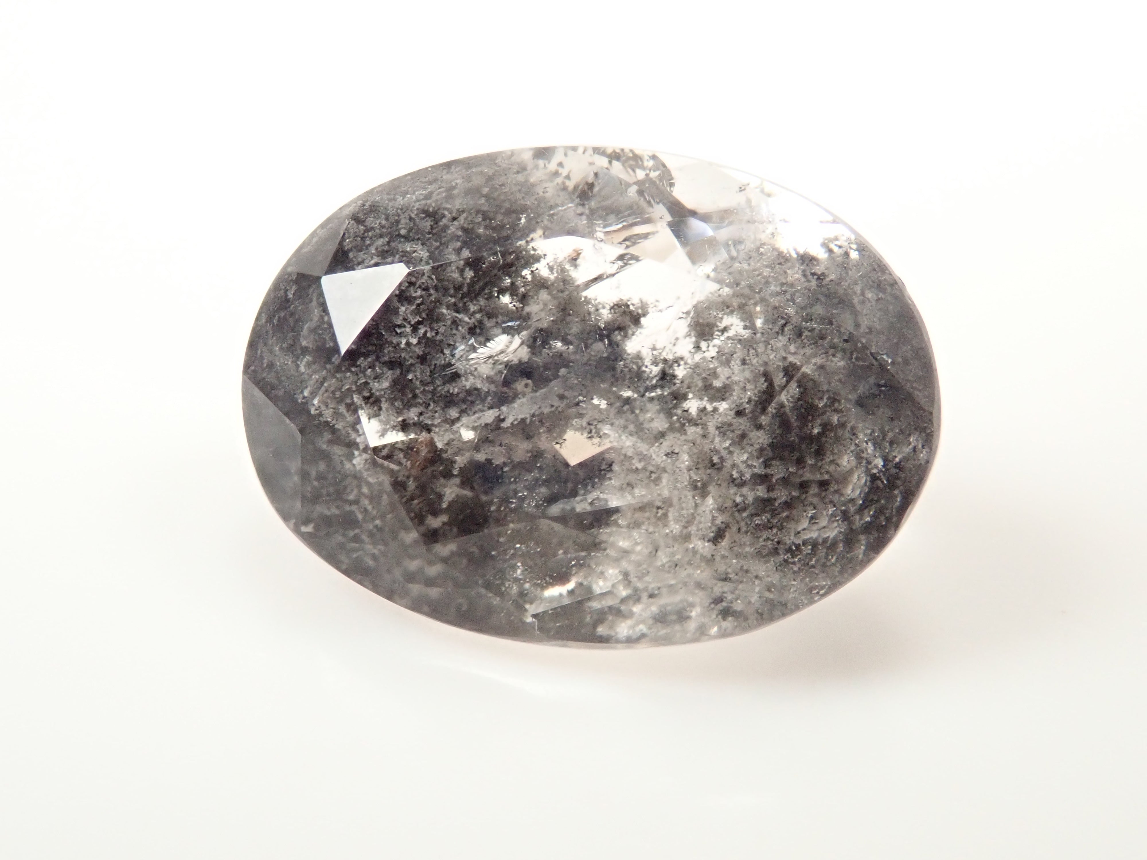 【12561991掲載】ブラジル産ブラックガーデンクォーツ 5.722ctルース