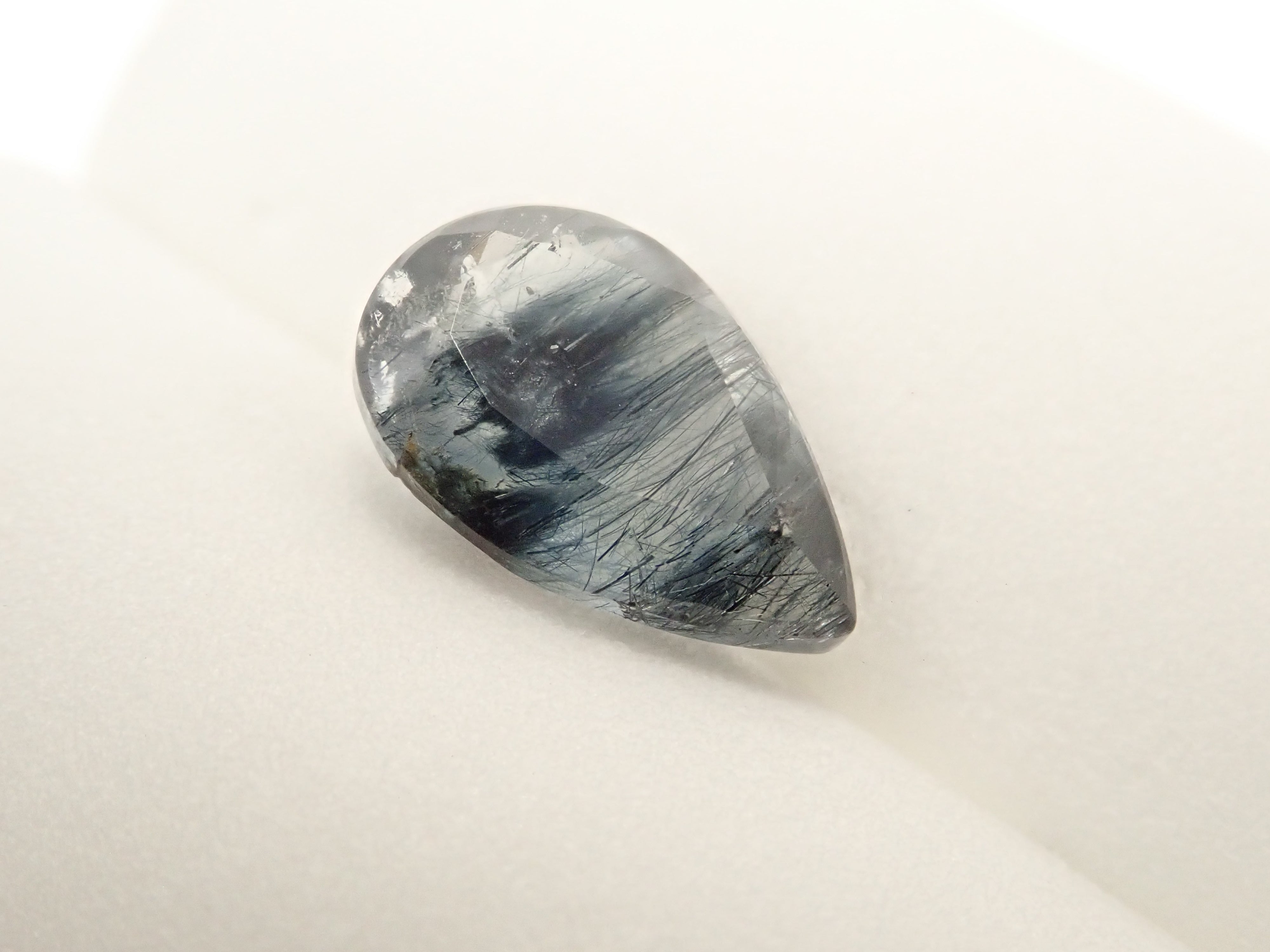 【12561992掲載】ブラジル産ブルートルマリンインクォーツ 3.379ctルース