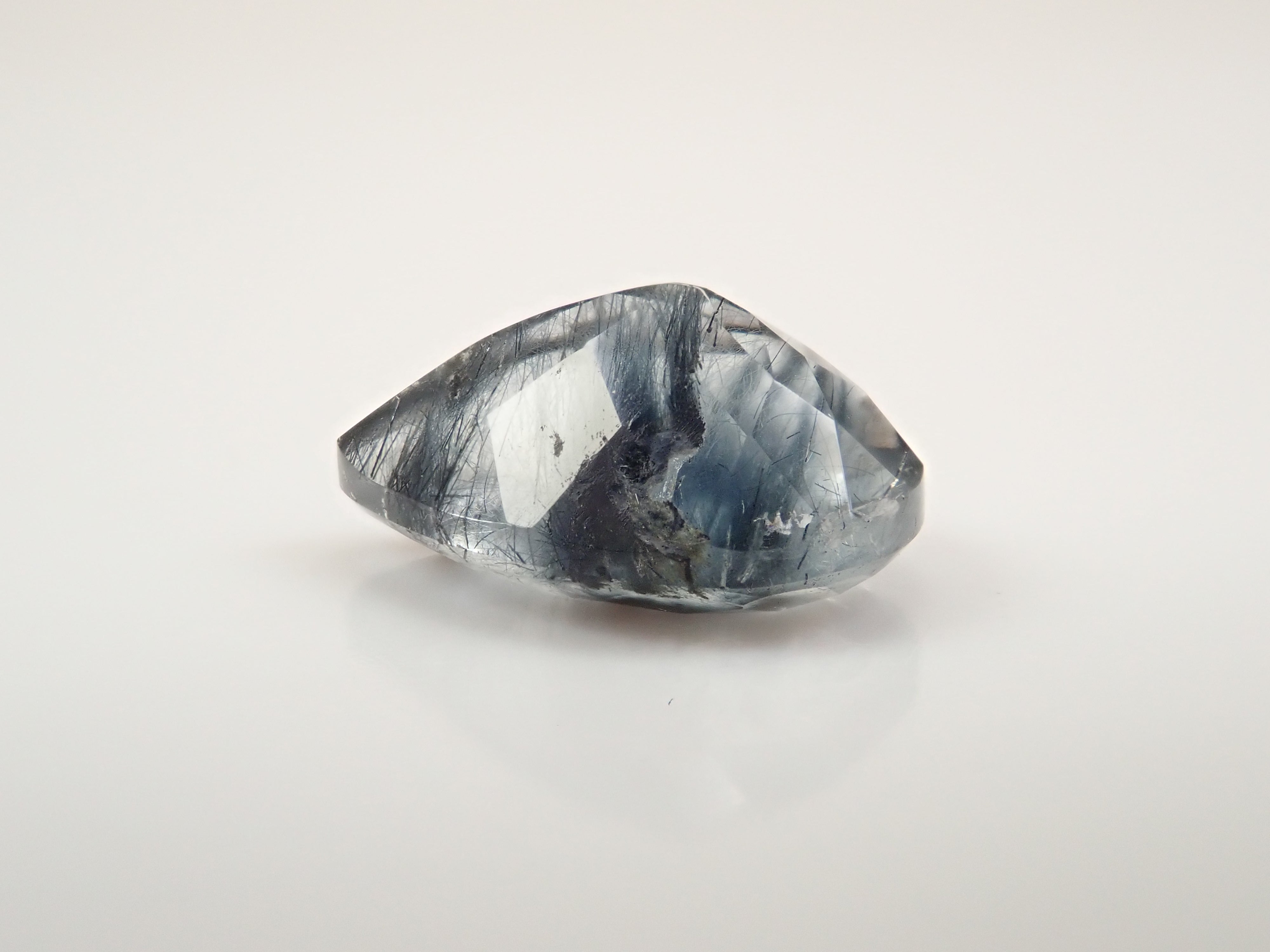 【12561992掲載】ブラジル産ブルートルマリンインクォーツ 3.379ctルース