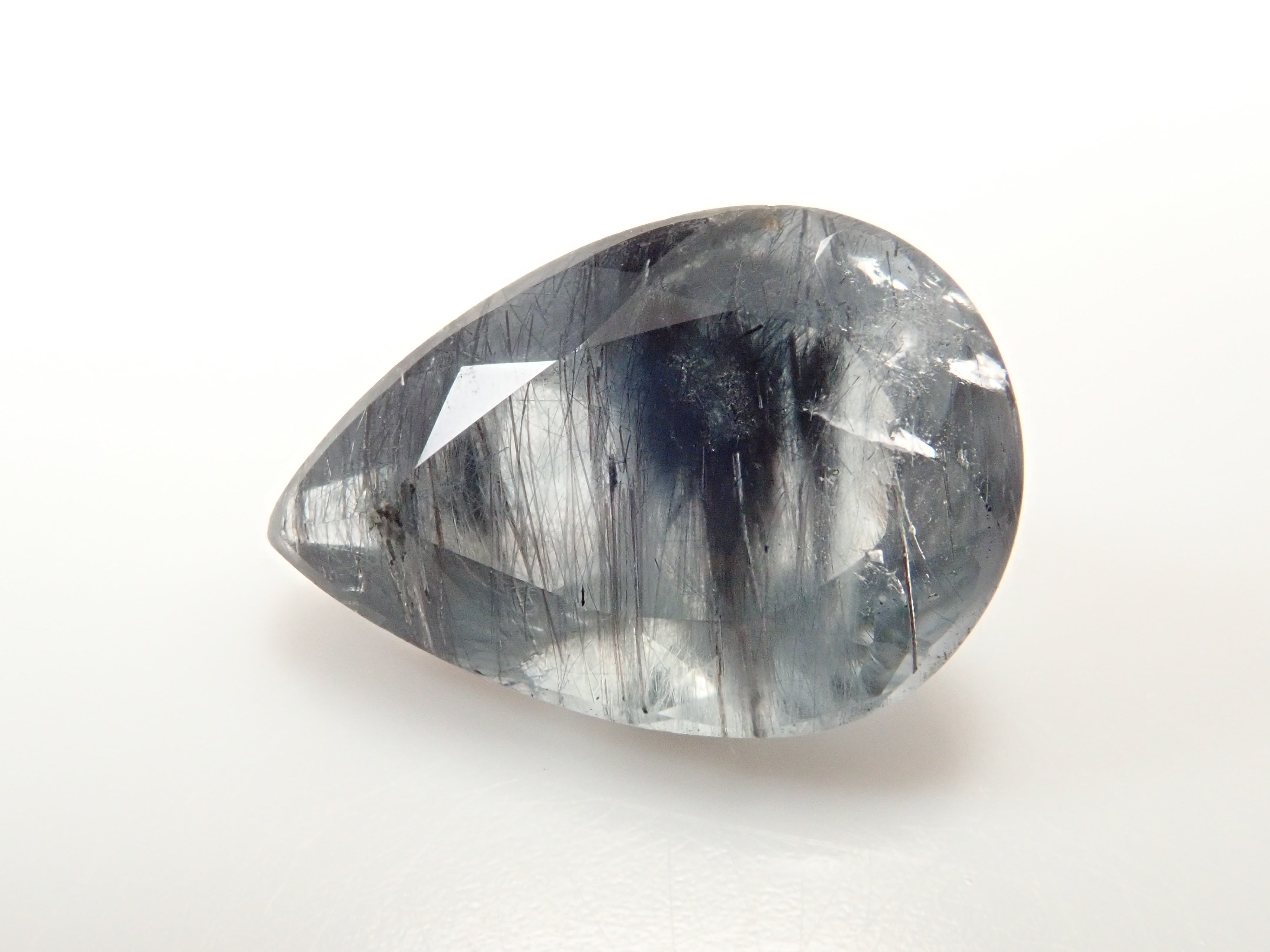 【12561992掲載】ブラジル産ブルートルマリンインクォーツ 3.379ctルース