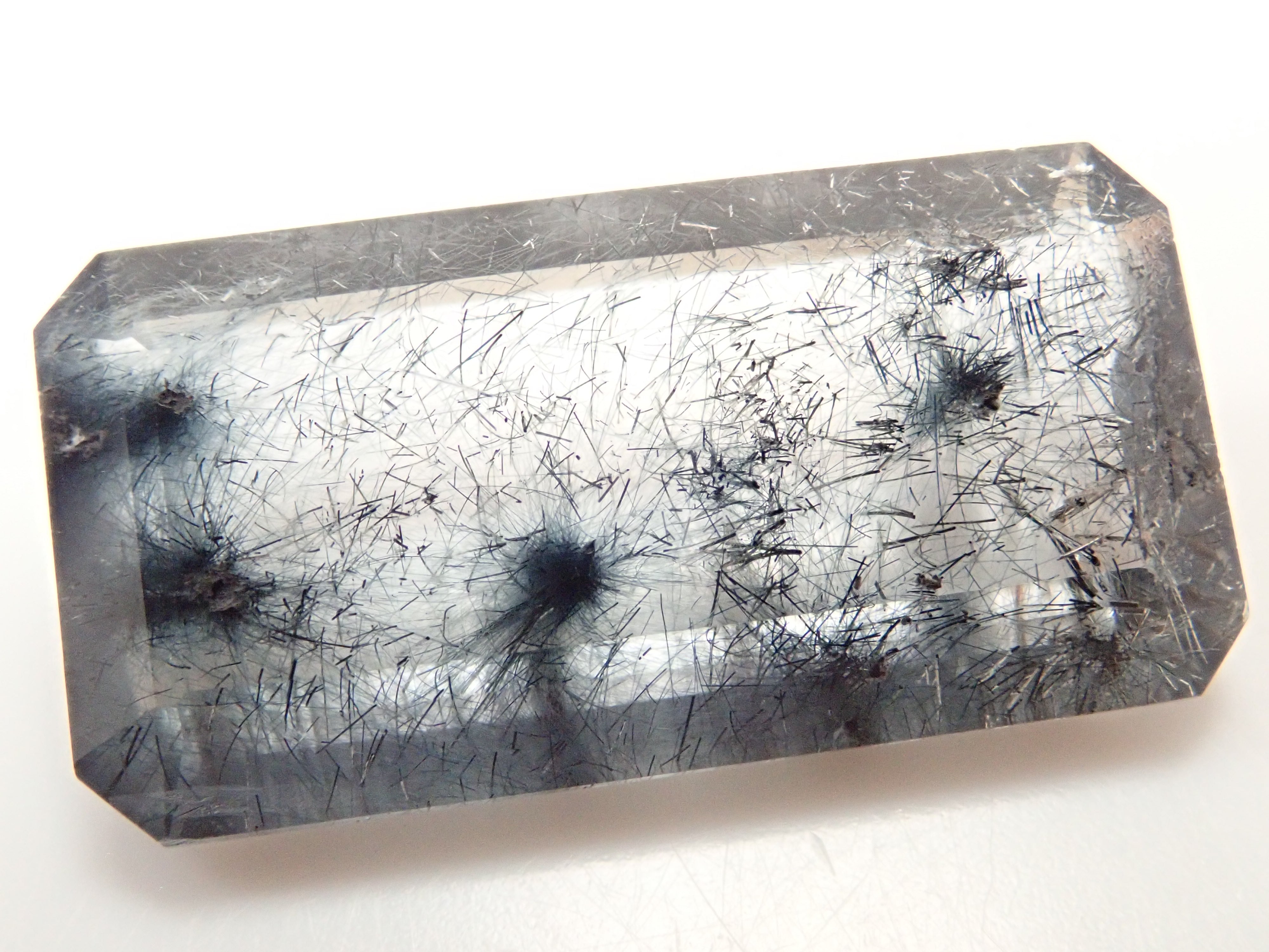 【12561994掲載】ブラジル産ブルートルマリンインクォーツ 9.251ctルース