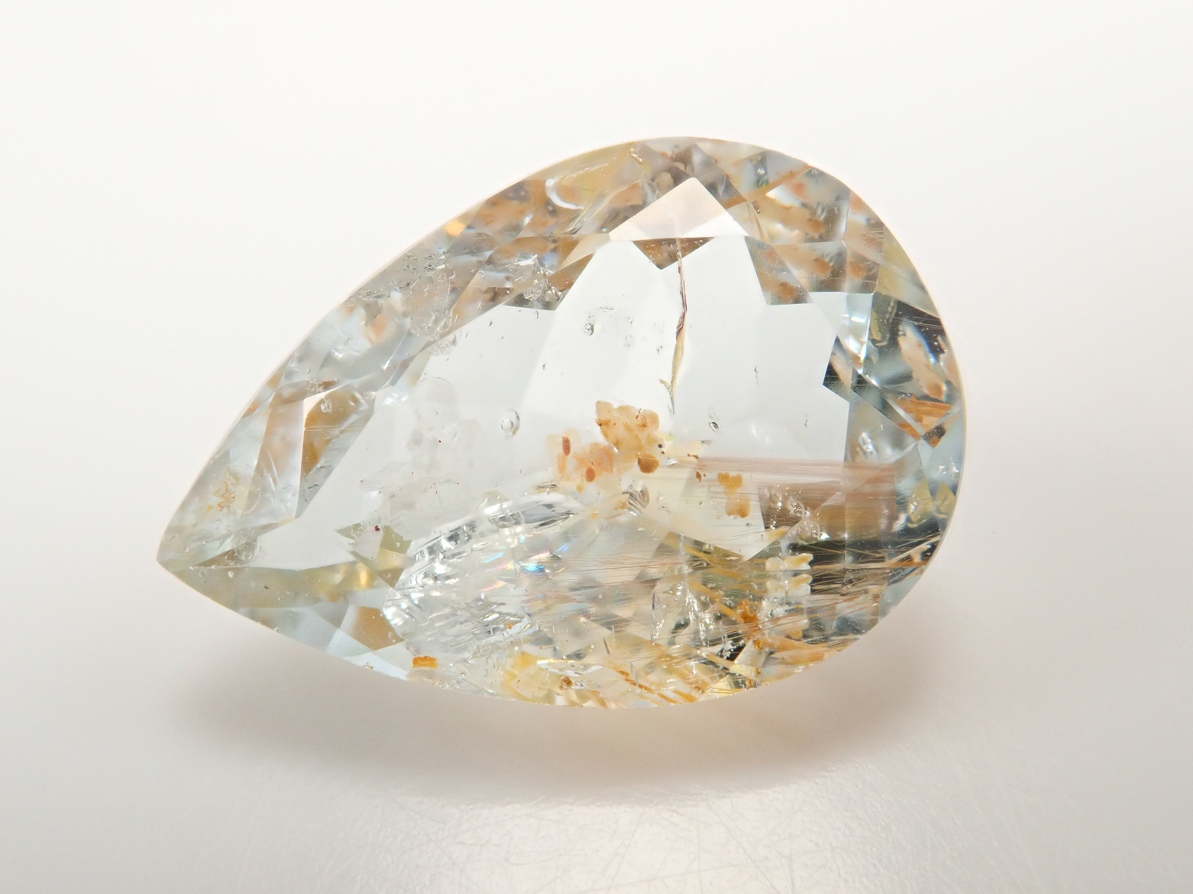 【12562024掲載】ブラジル産ライモナイトインブルートパーズ 9.314ctルース