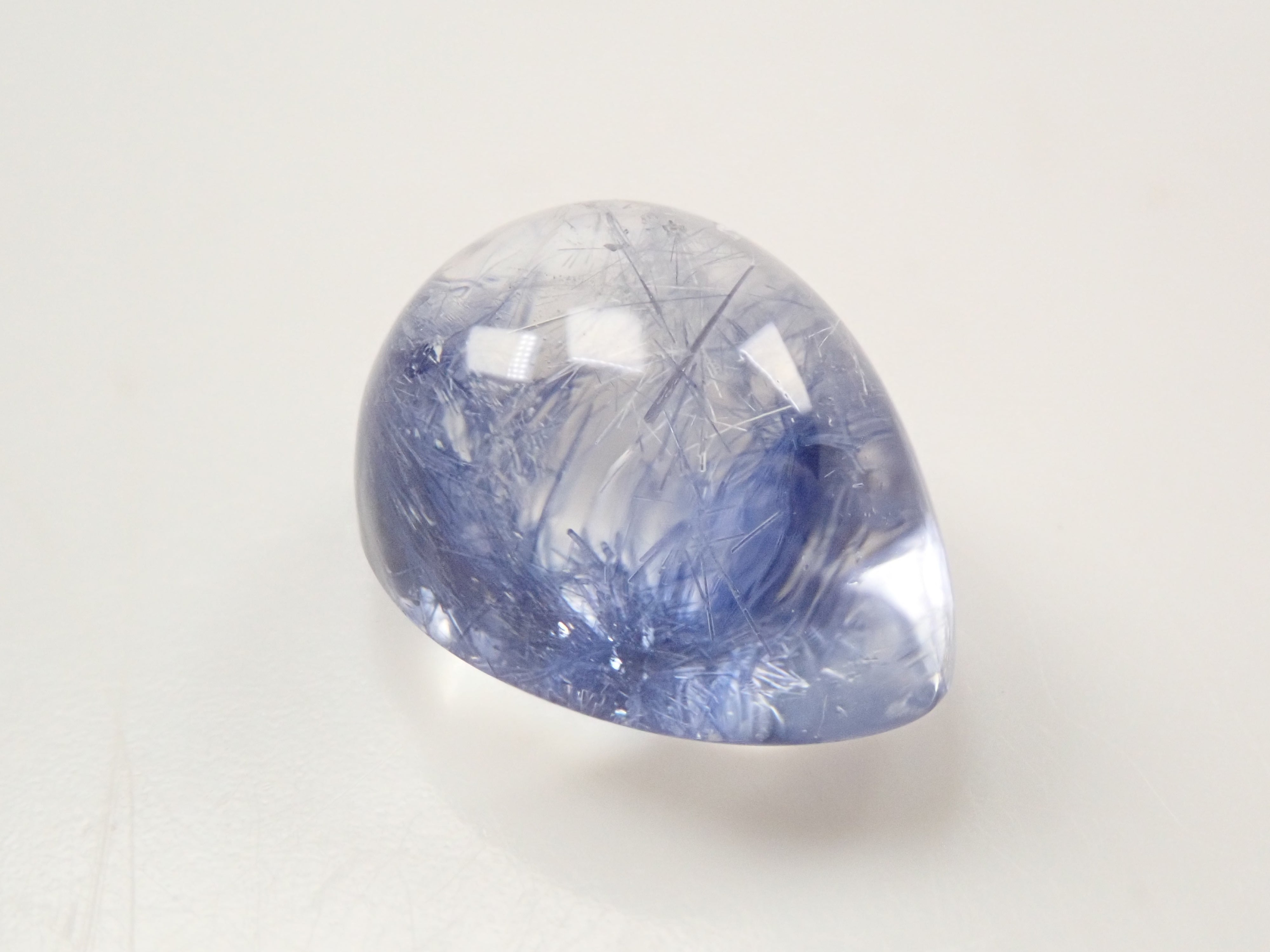 【12561926掲載】ブラジル産デュモルチェライトインクォーツ 2.282ctルース