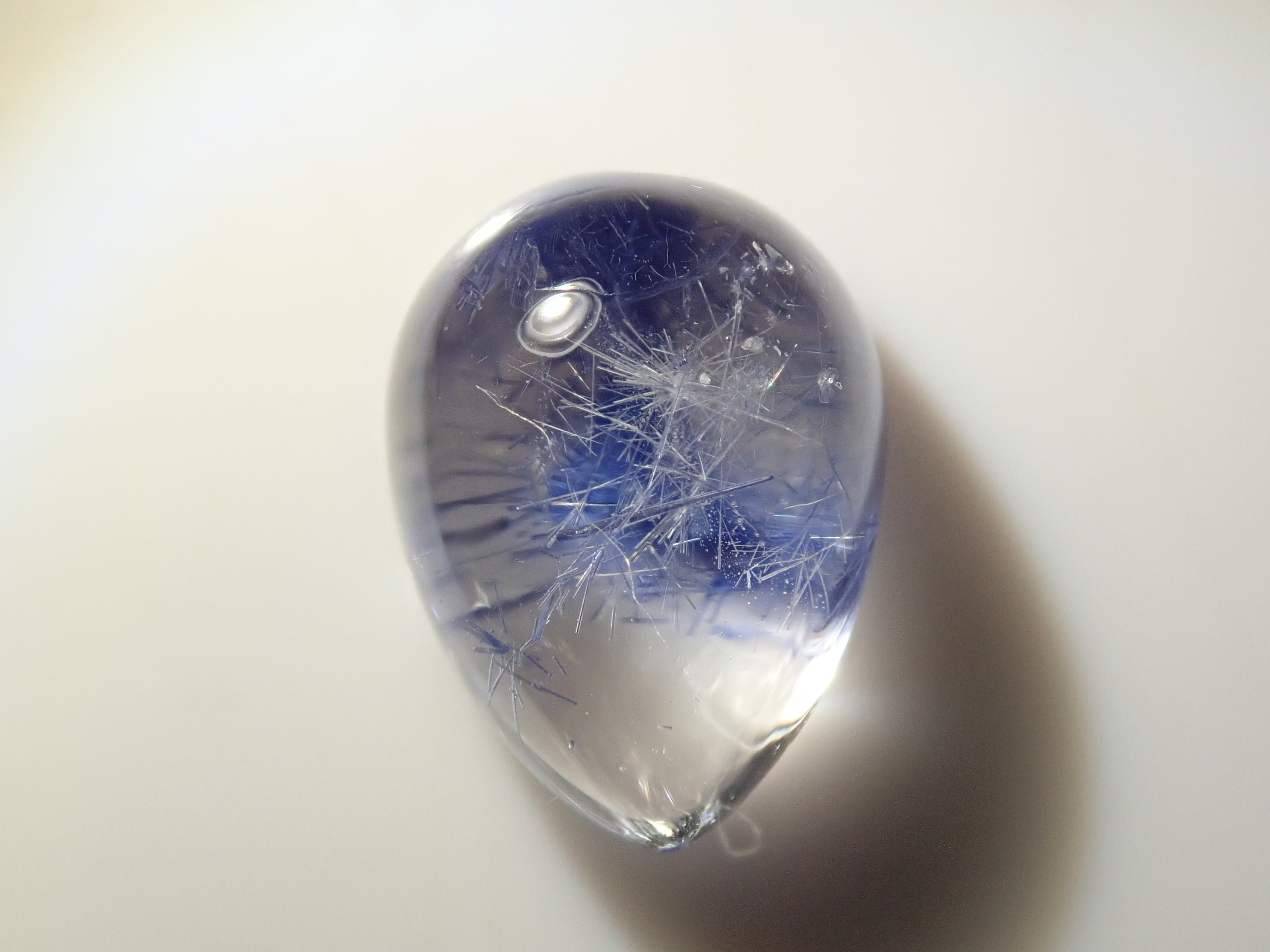 【12561926掲載】ブラジル産デュモルチェライトインクォーツ 2.282ctルース