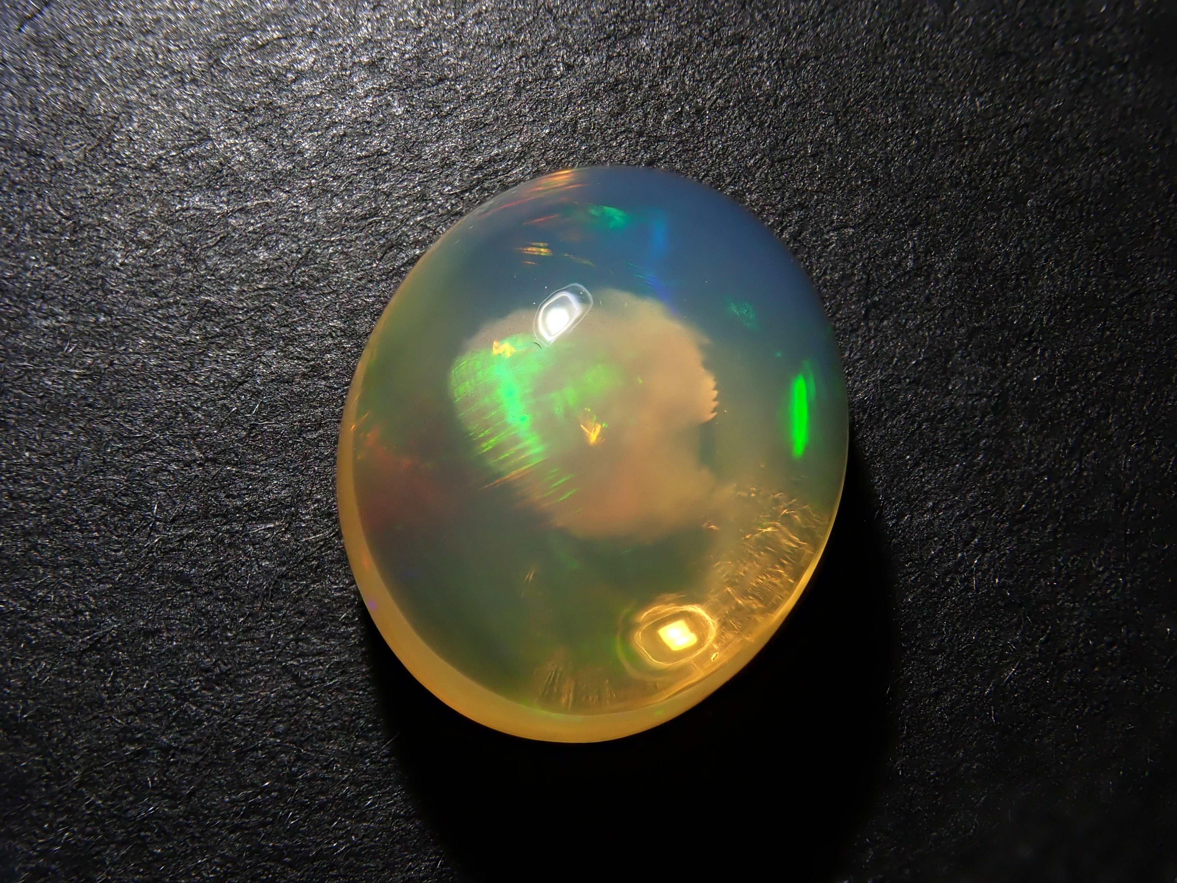 【12562002掲載】メキシコ産エッグインオパール 3.646ctルース