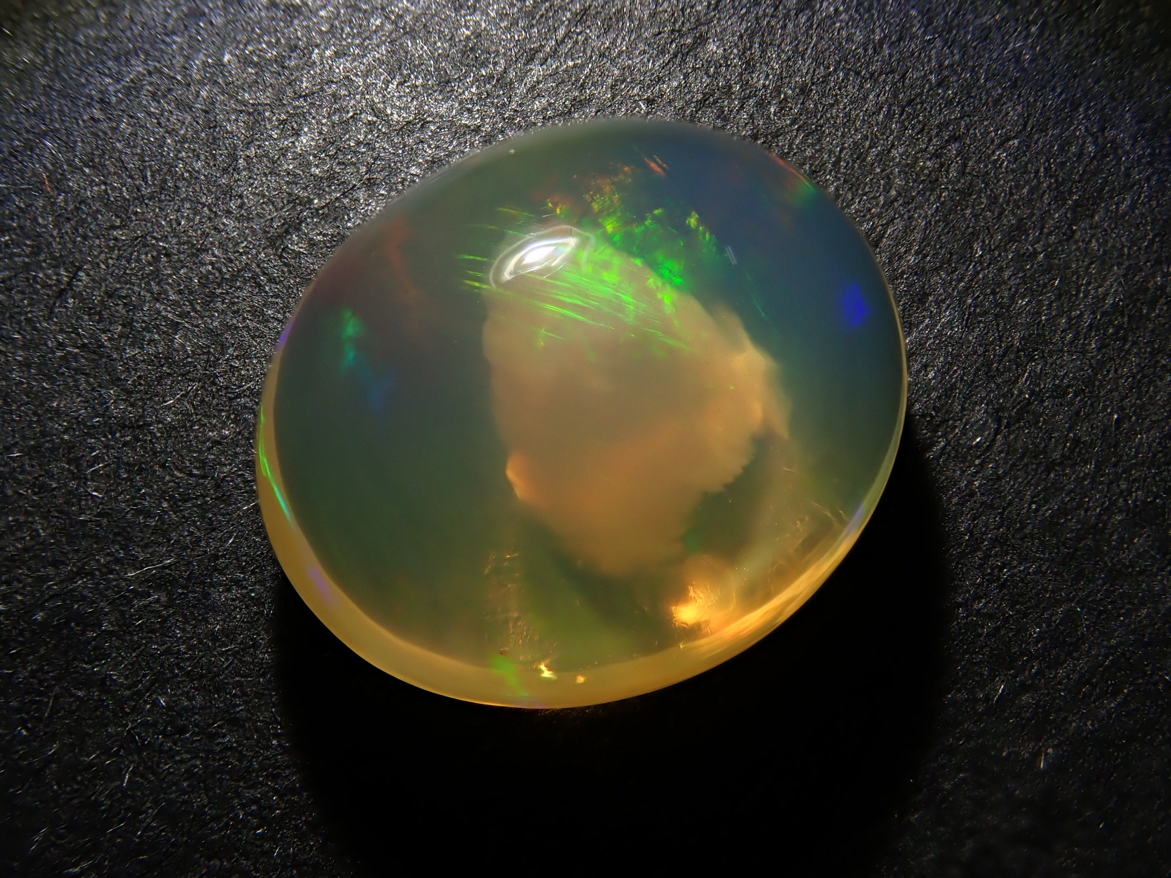 【12562002掲載】メキシコ産エッグインオパール 3.646ctルース