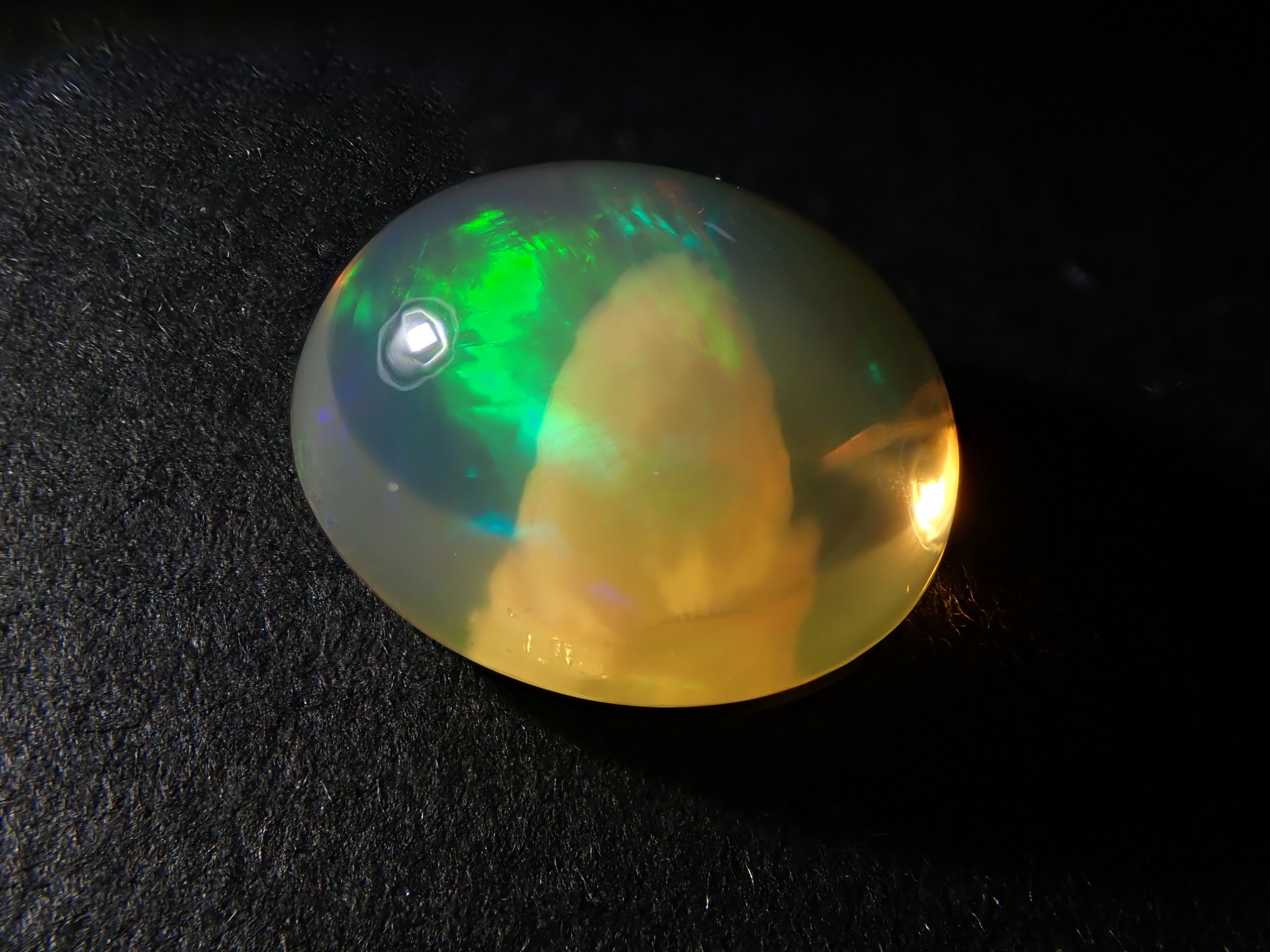 【12562002掲載】メキシコ産エッグインオパール 3.646ctルース