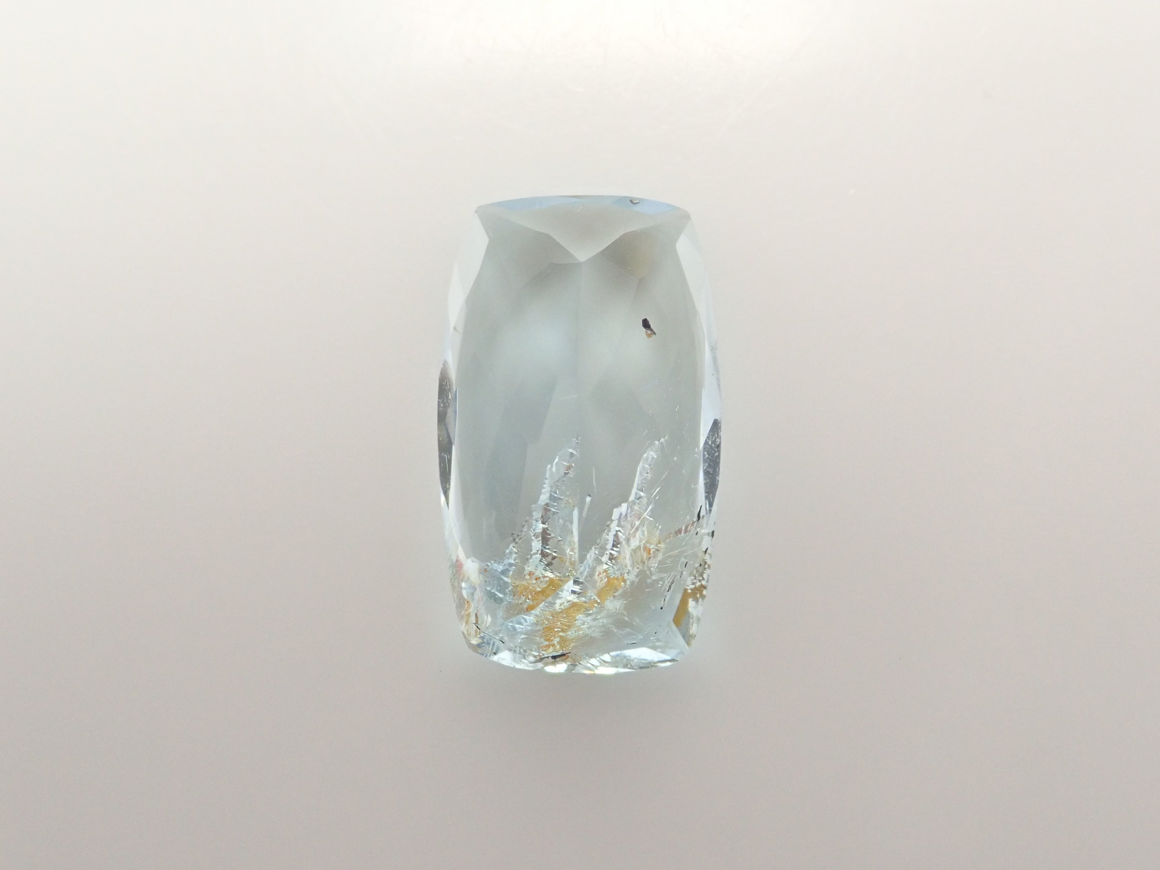 【12562025掲載】ブラジル産ライモナイトインブルートパーズ 6.701ctルース