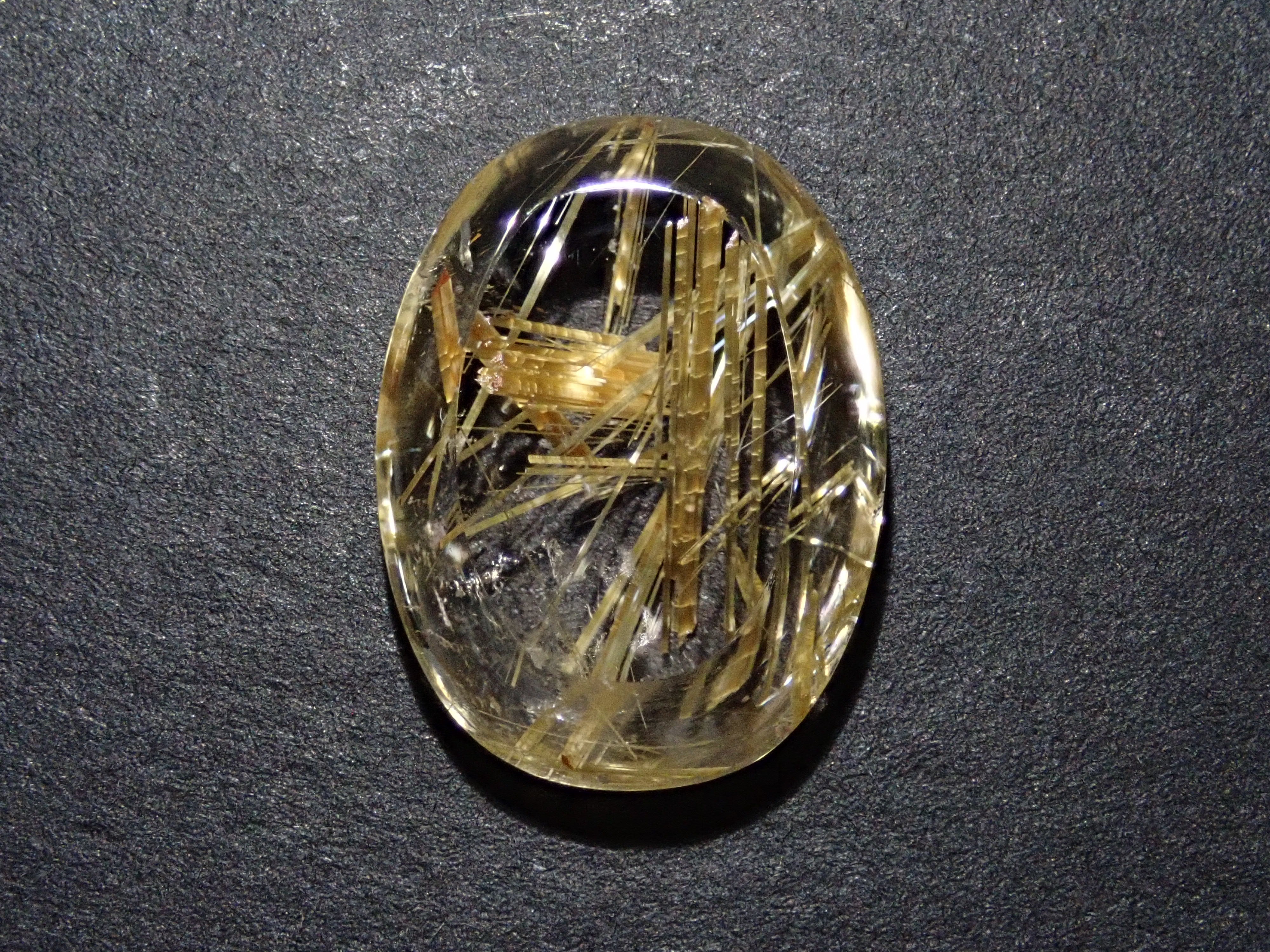 ルチルレイテッドクォーツ 7.440ctルース(太陽ルチルクォーツ)