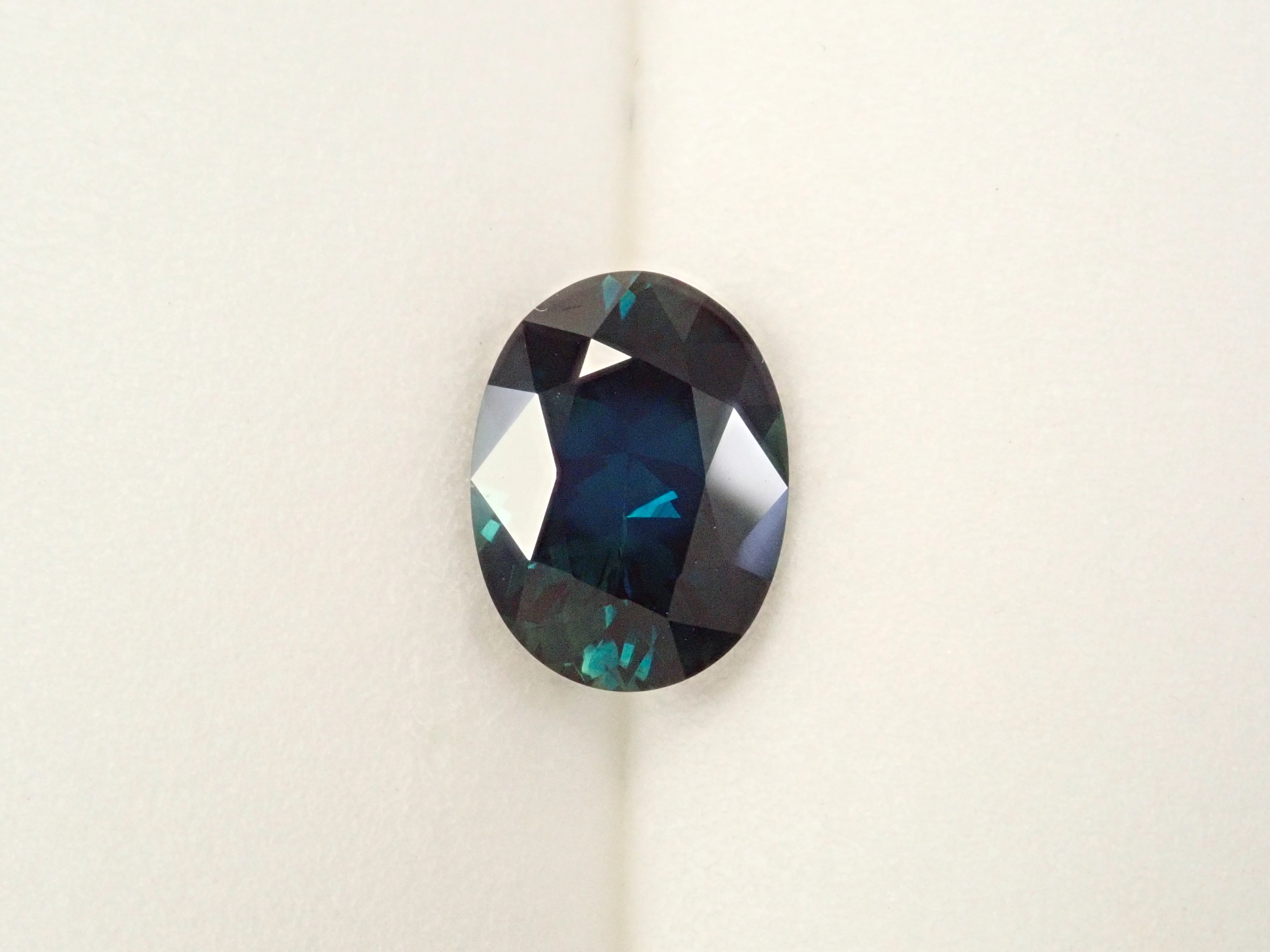 Teal Green Sapphire 2.058 ct Loose Stone with Appraisal