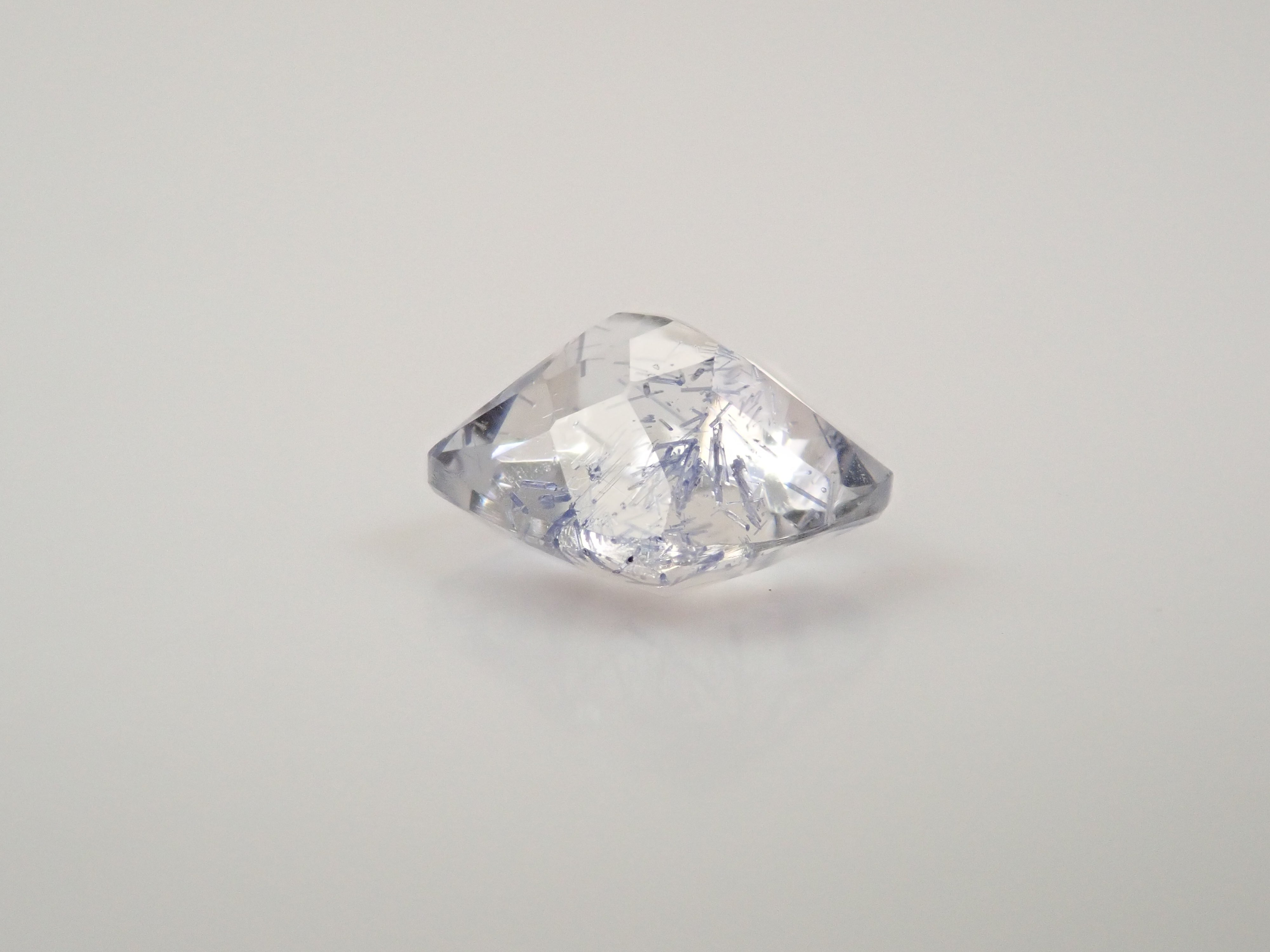 【12562092掲載】ブラジル産デュモルチェライトインクォーツ 0.522ctルース