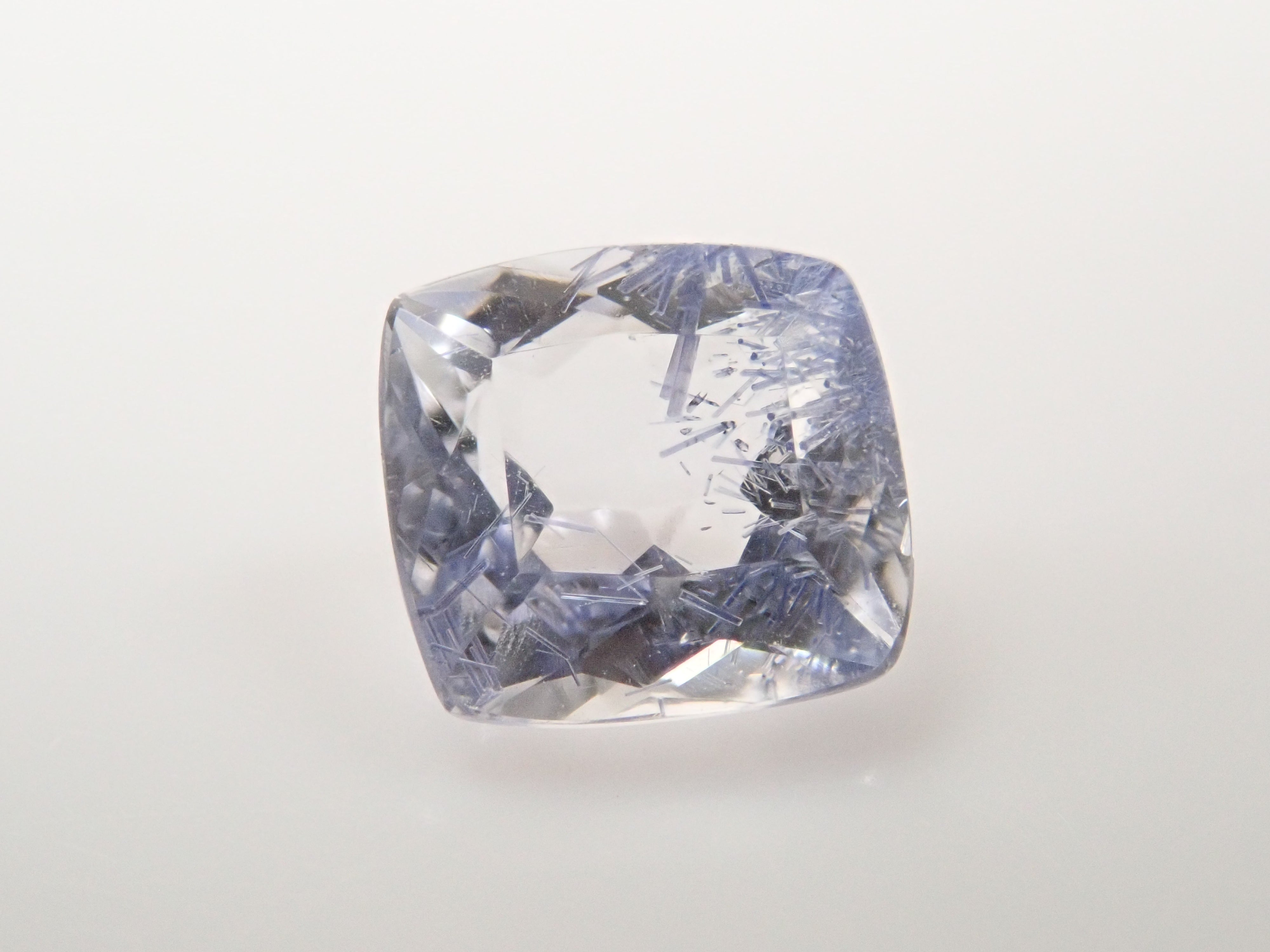 【12562092掲載】ブラジル産デュモルチェライトインクォーツ 0.522ctルース