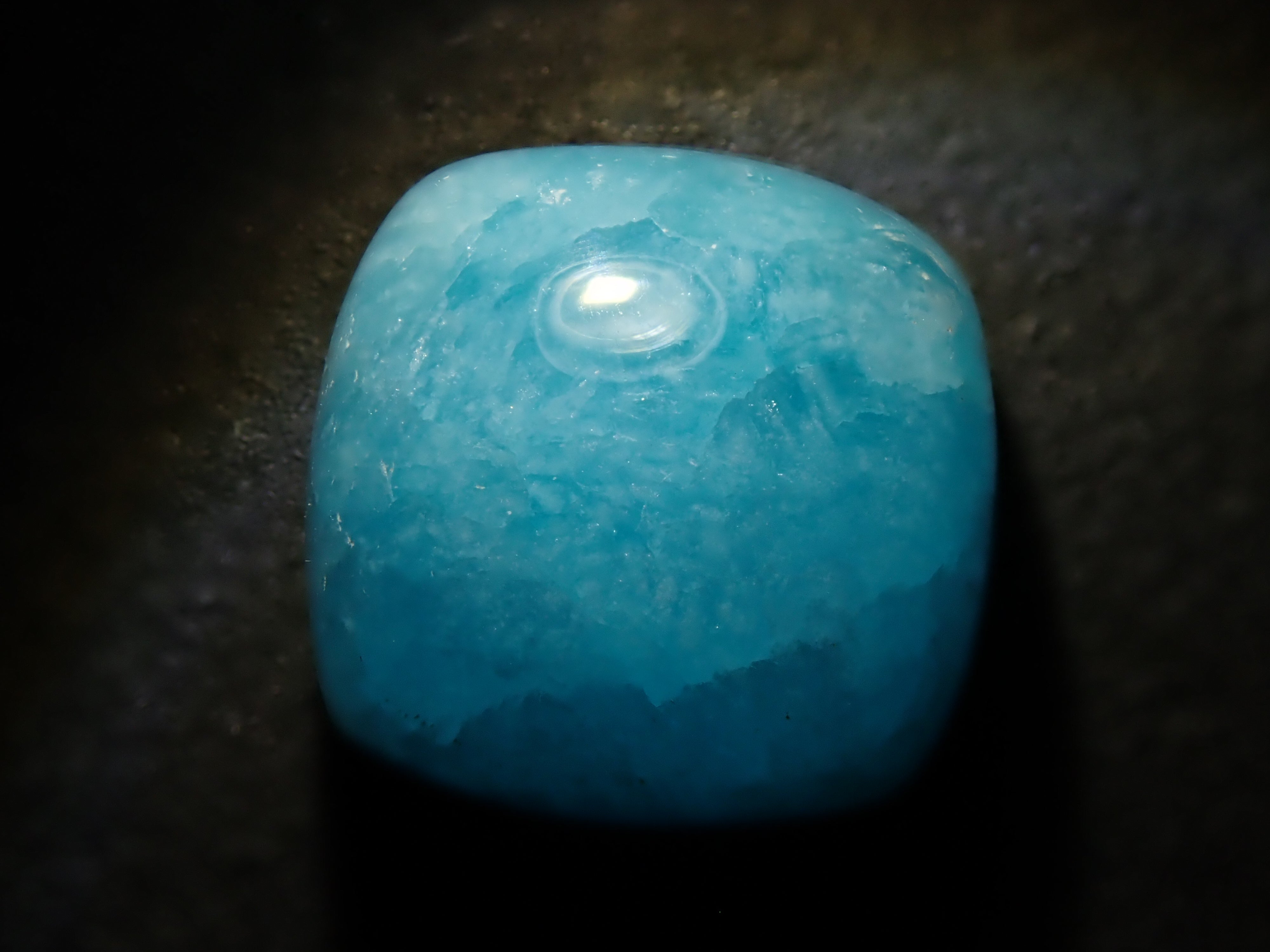 【12562031掲載】コンゴ産ヘミモルファイト 6.928ctルース