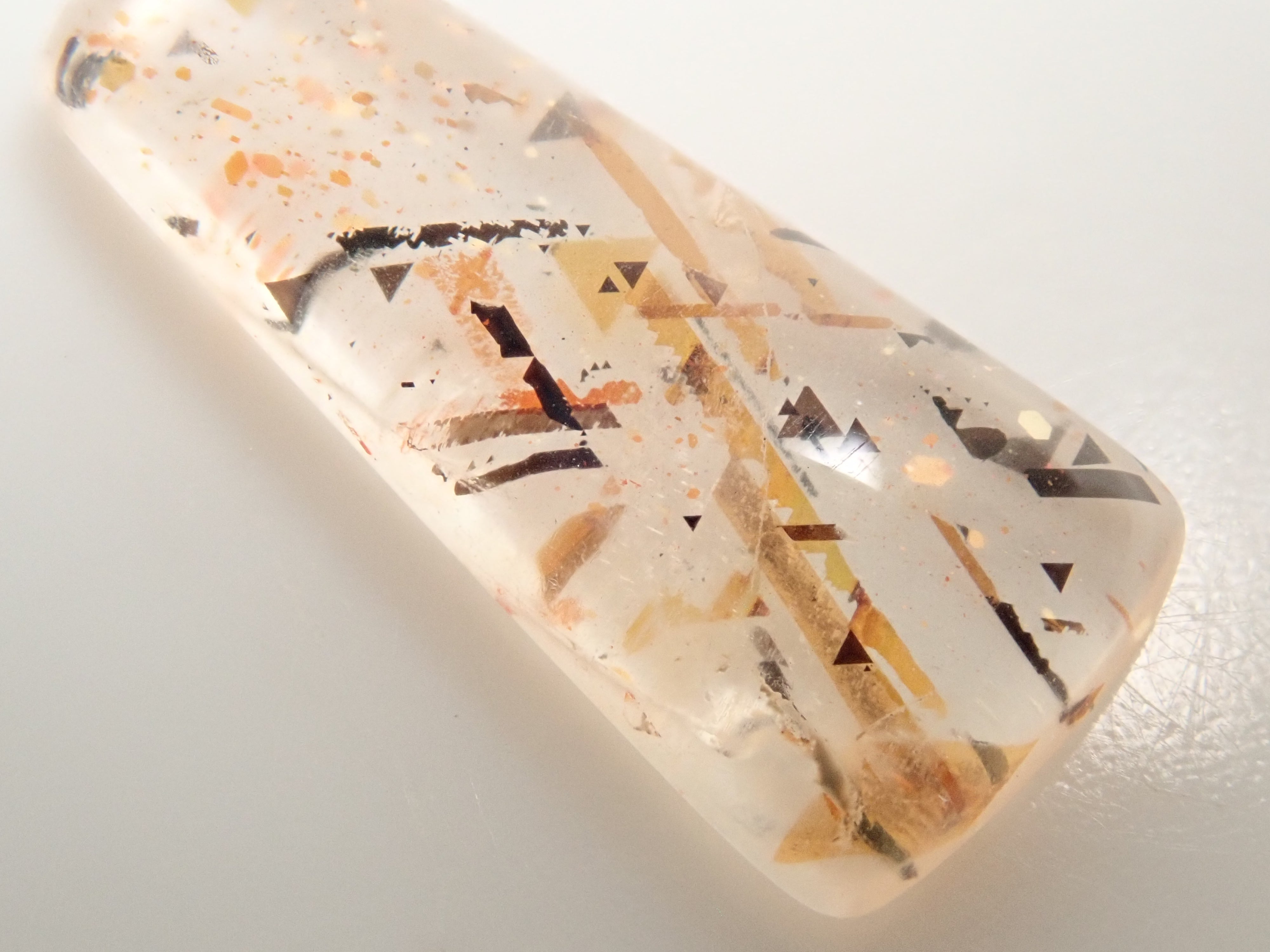 【12562045掲載】オーストラリア産レインボーラティスサンストーン 1.053ctルース