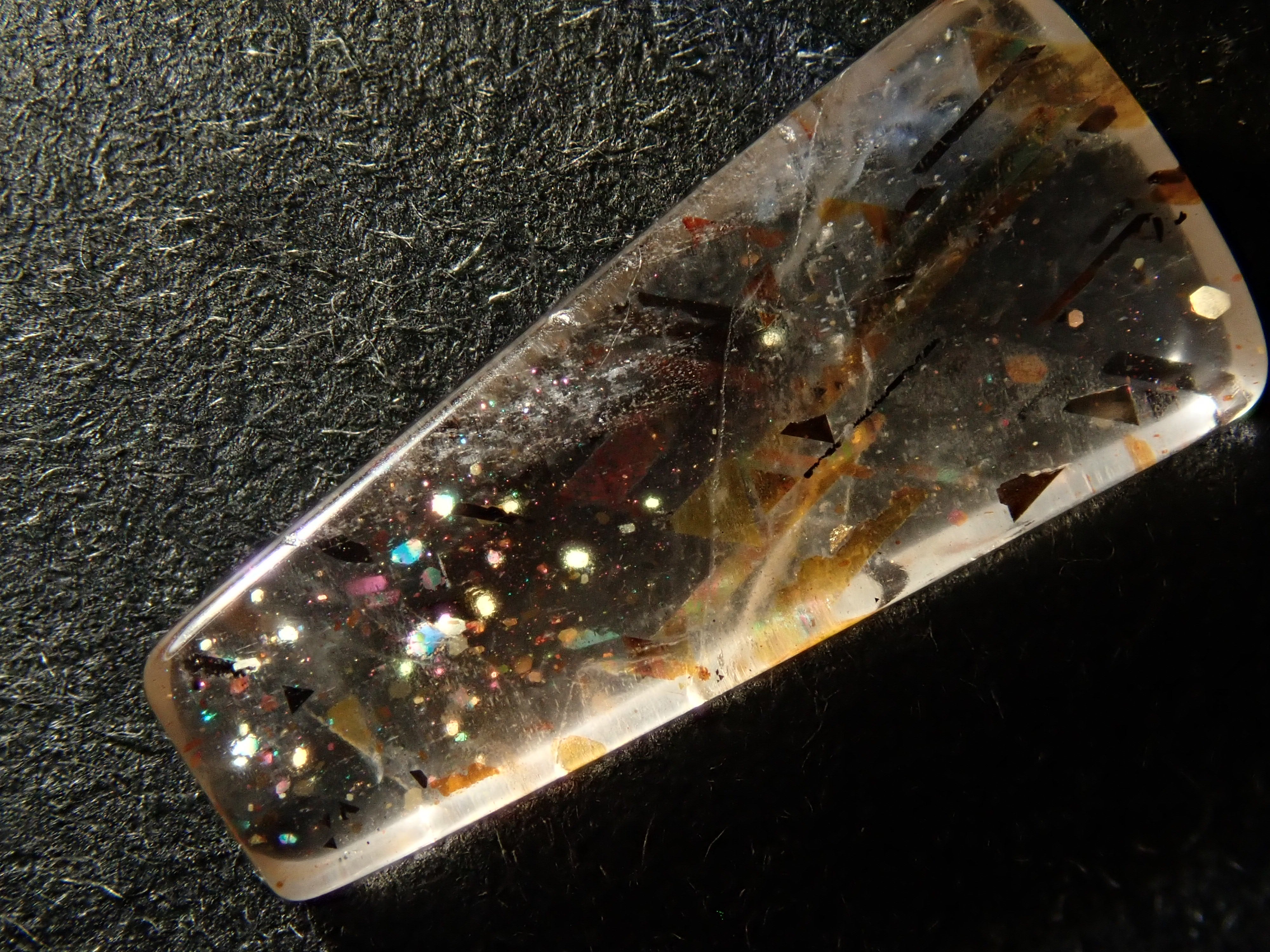 【12562045掲載】オーストラリア産レインボーラティスサンストーン 1.053ctルース