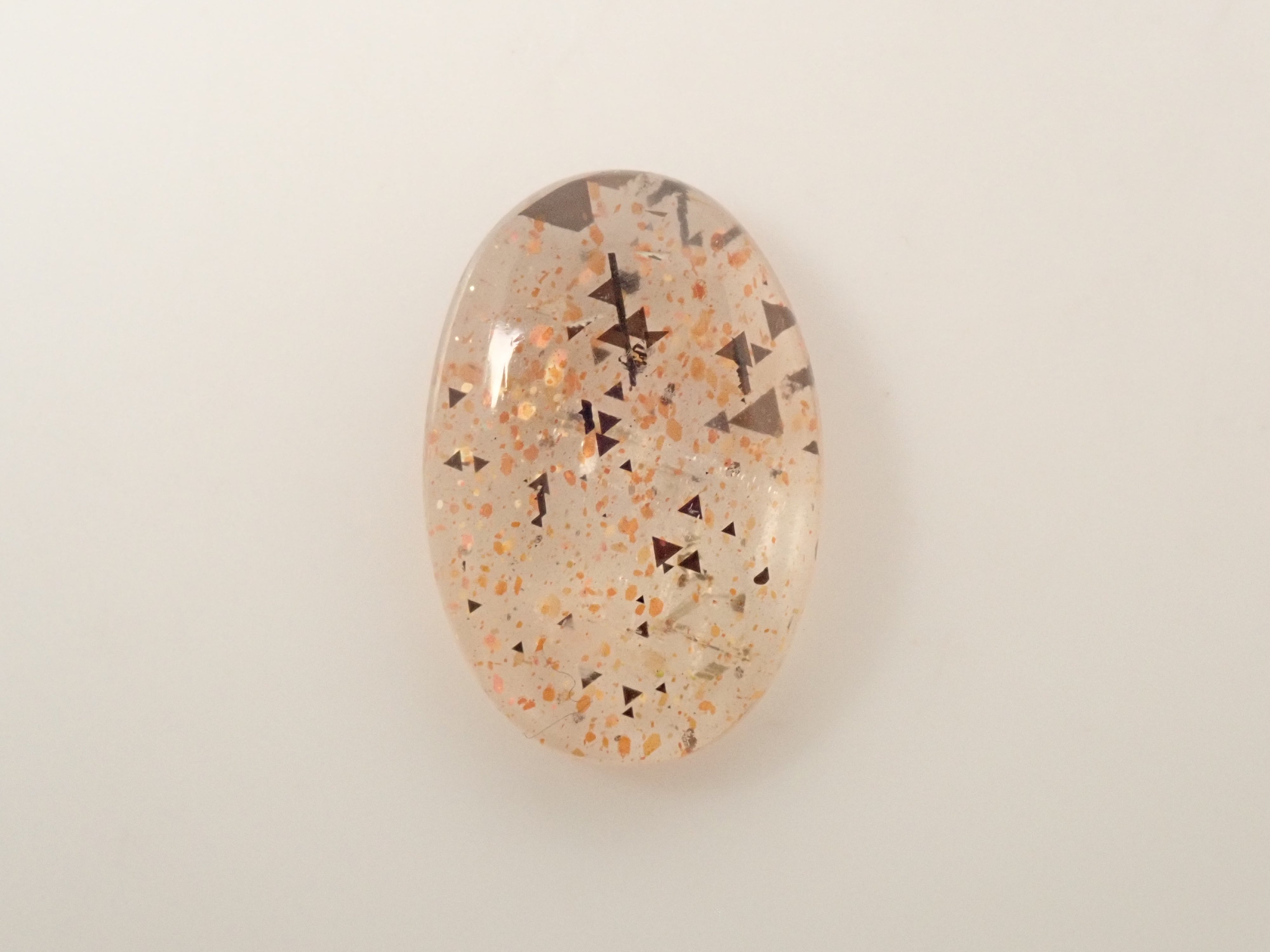 【12562047掲載】オーストラリア産レインボーラティスサンストーン 3.504ctルース