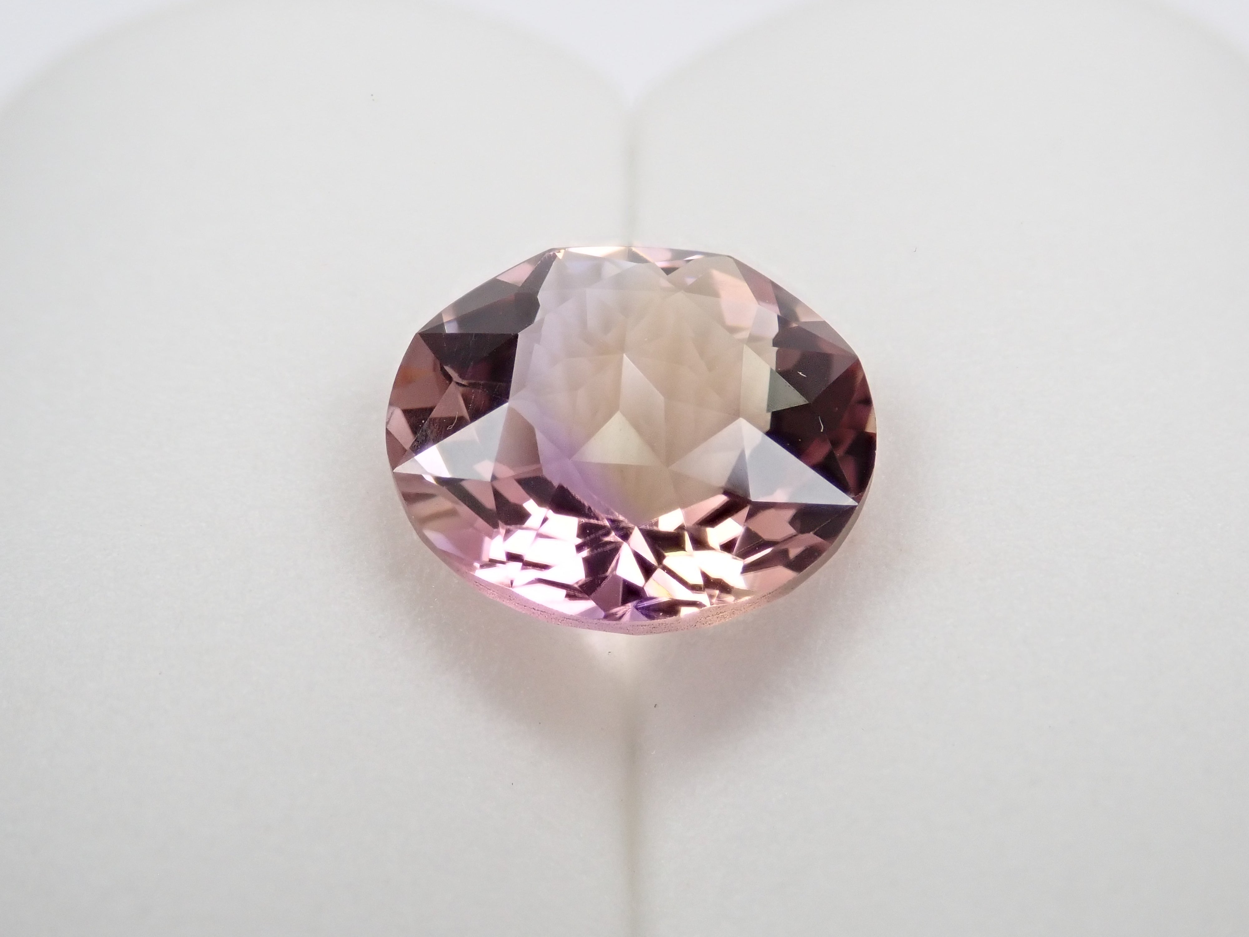 【カメリアカット】アメトリン 12mm/5.411ct《コラボ》ルース ワッペン