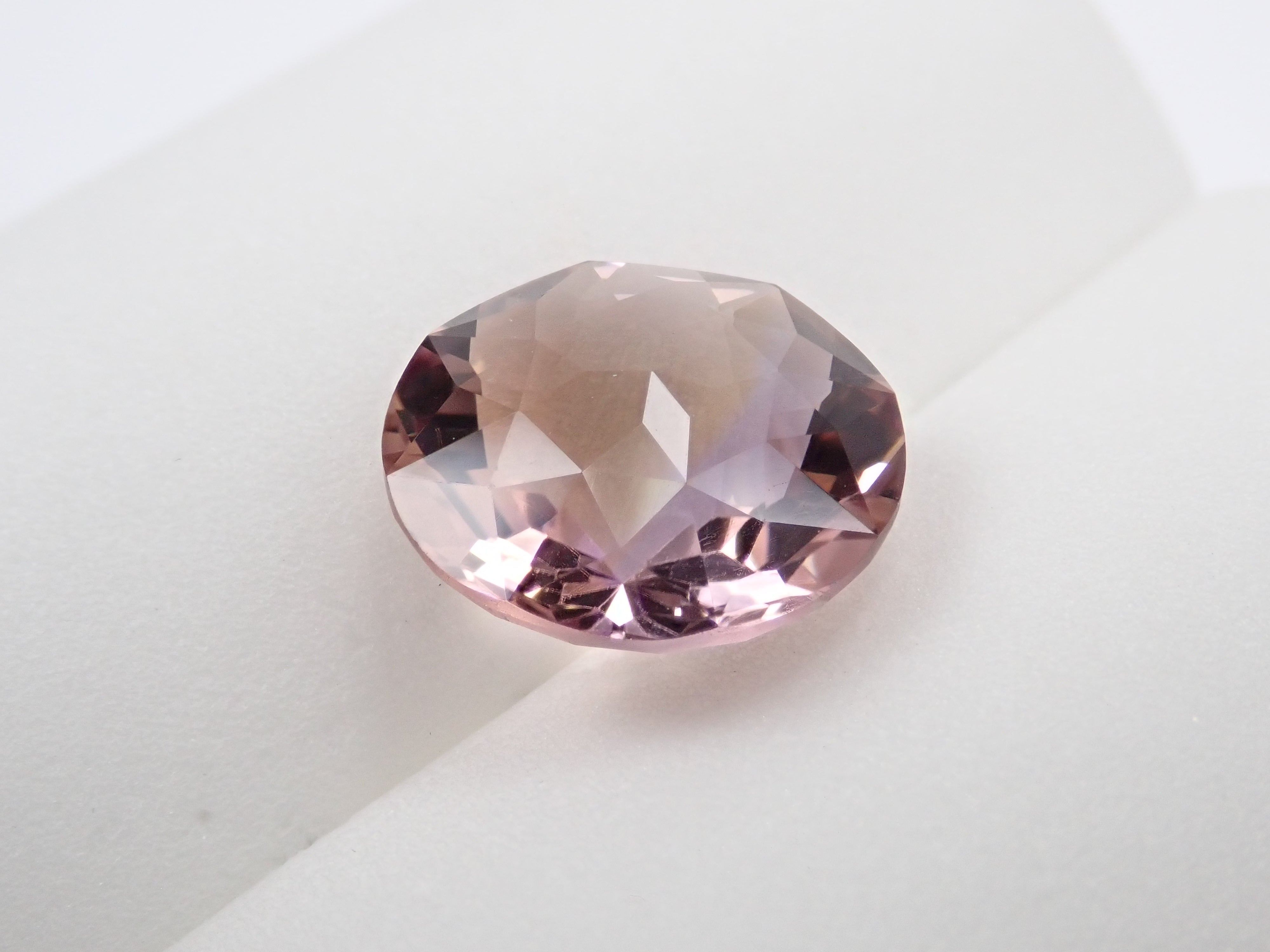 【カメリアカット】アメトリン 12mm/5.411ct《コラボ》ルース ワッペン