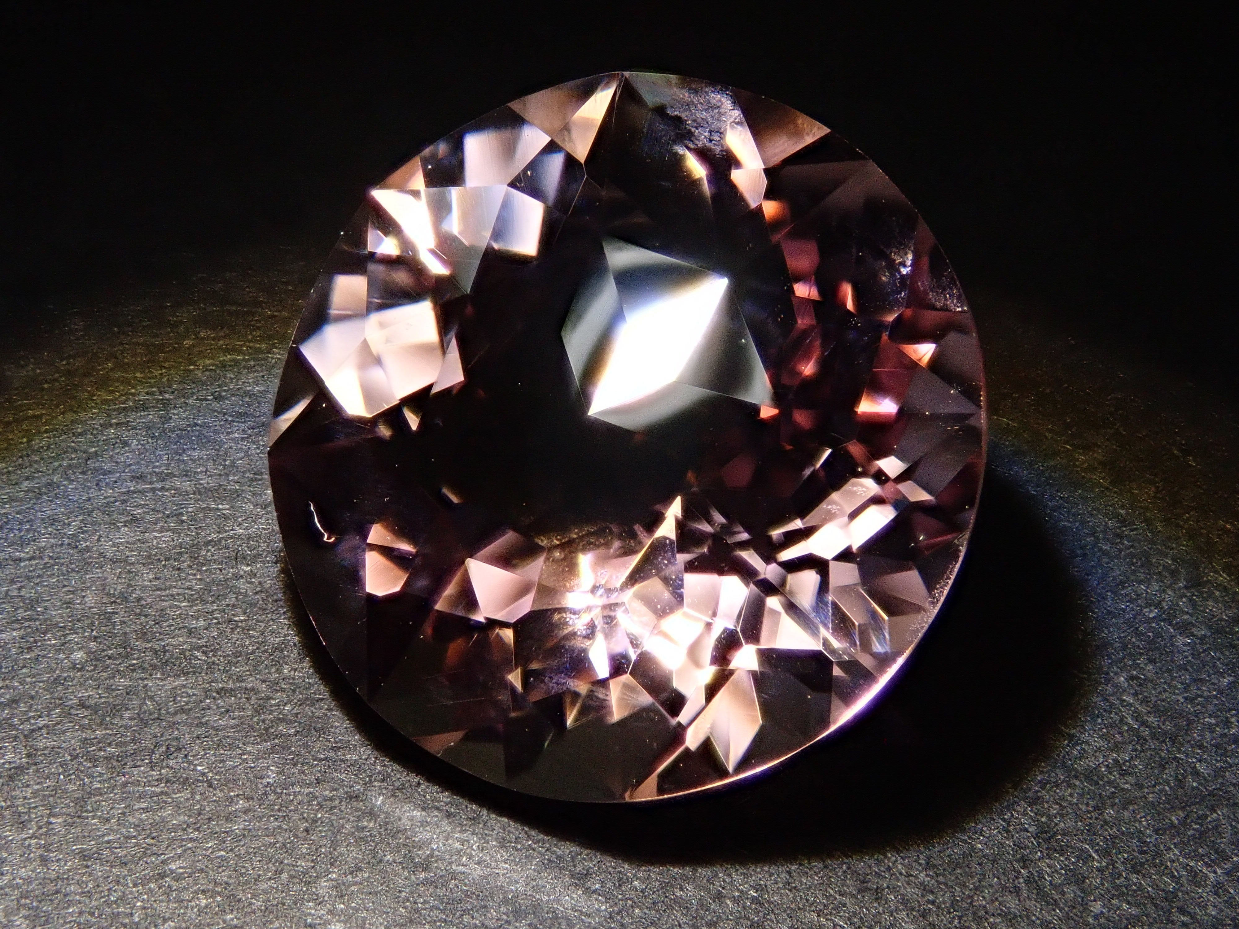 【カメリアカット】アメトリン 12mm/5.411ct《コラボ》ルース ワッペン