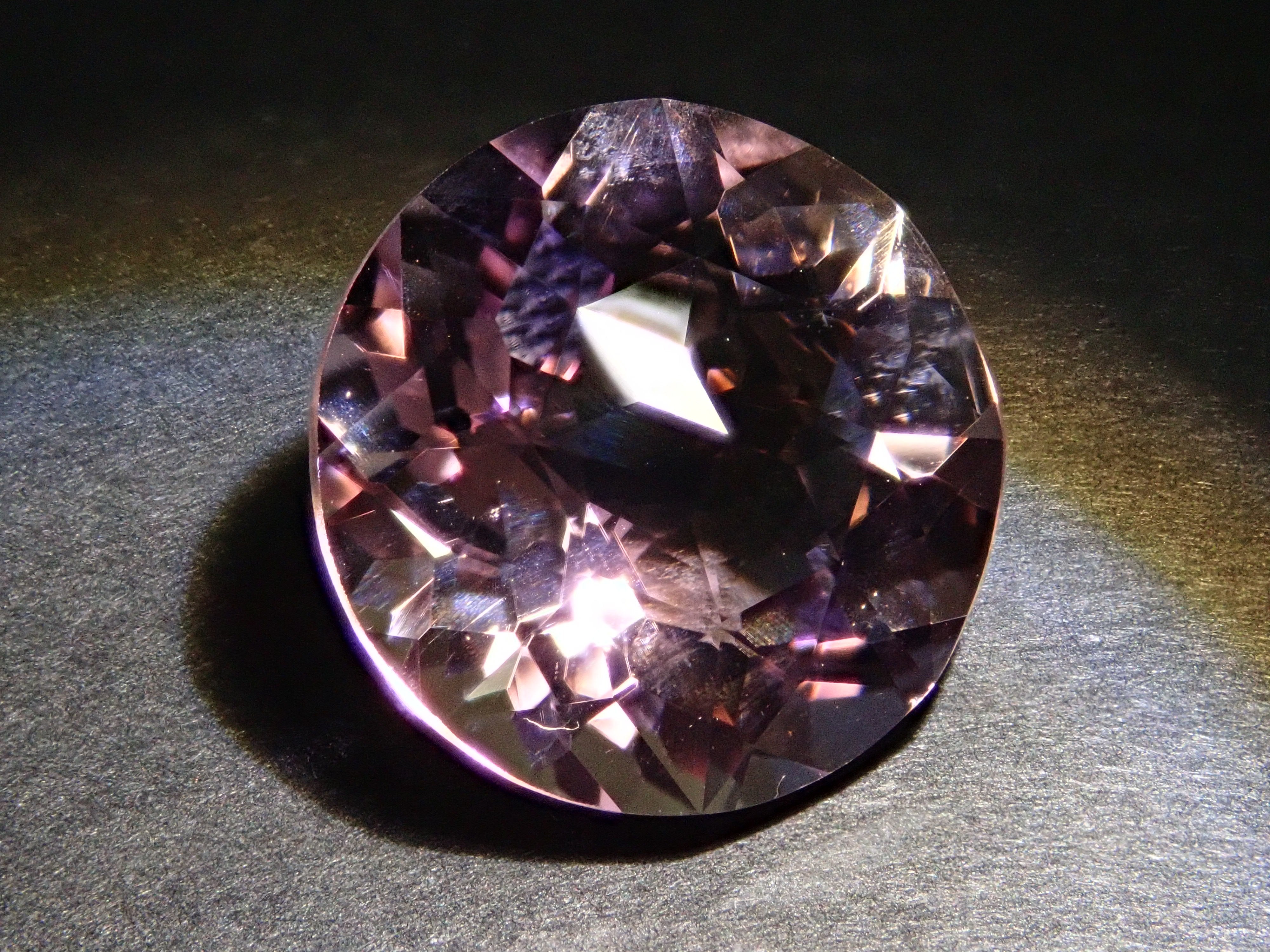 【カメリアカット】アメトリン 12mm/5.411ct《コラボ》ルース ワッペン
