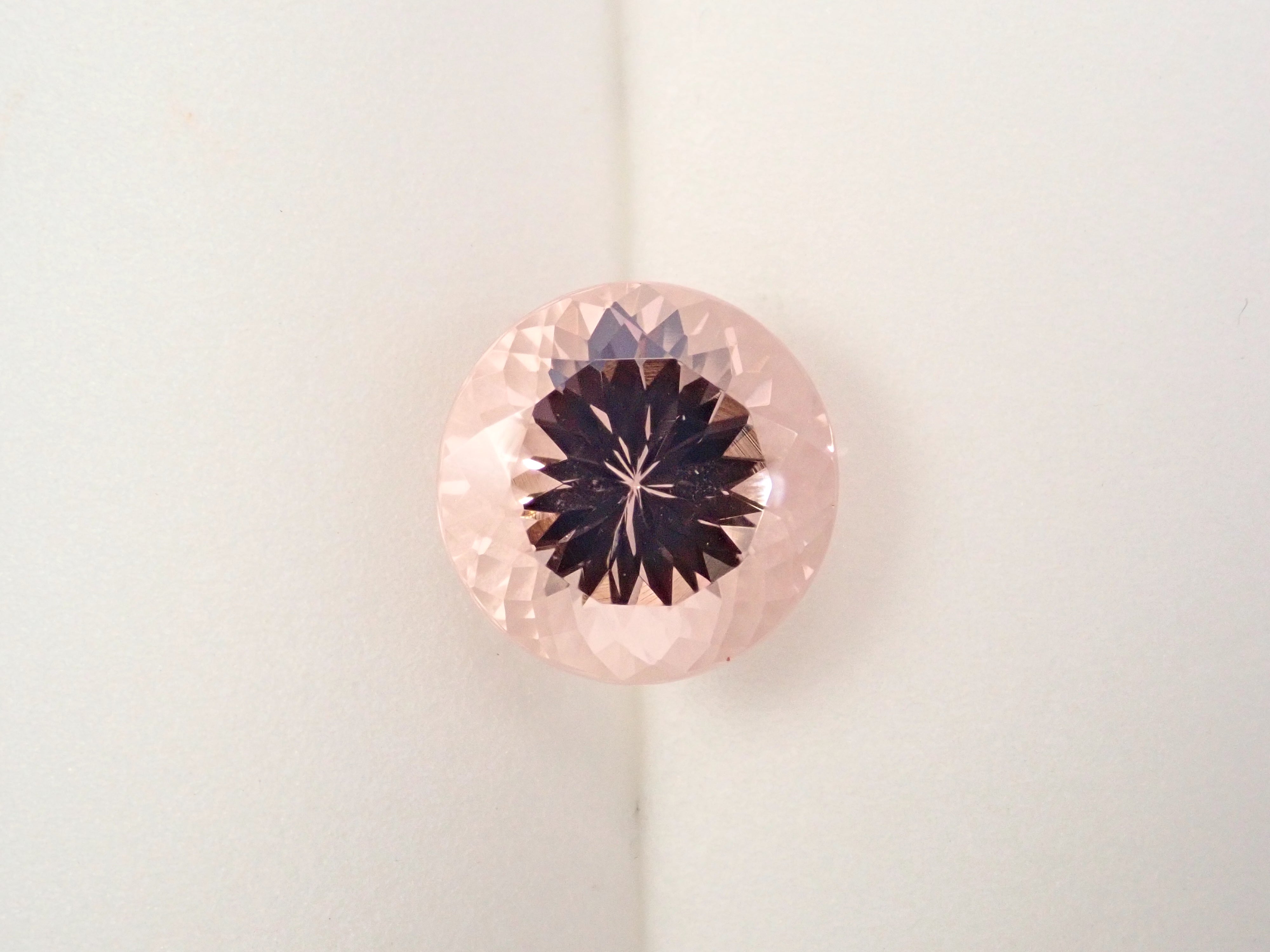 【抽選販売0316_10】ブラジル産モルガナイト 11mm/5.181ctルース