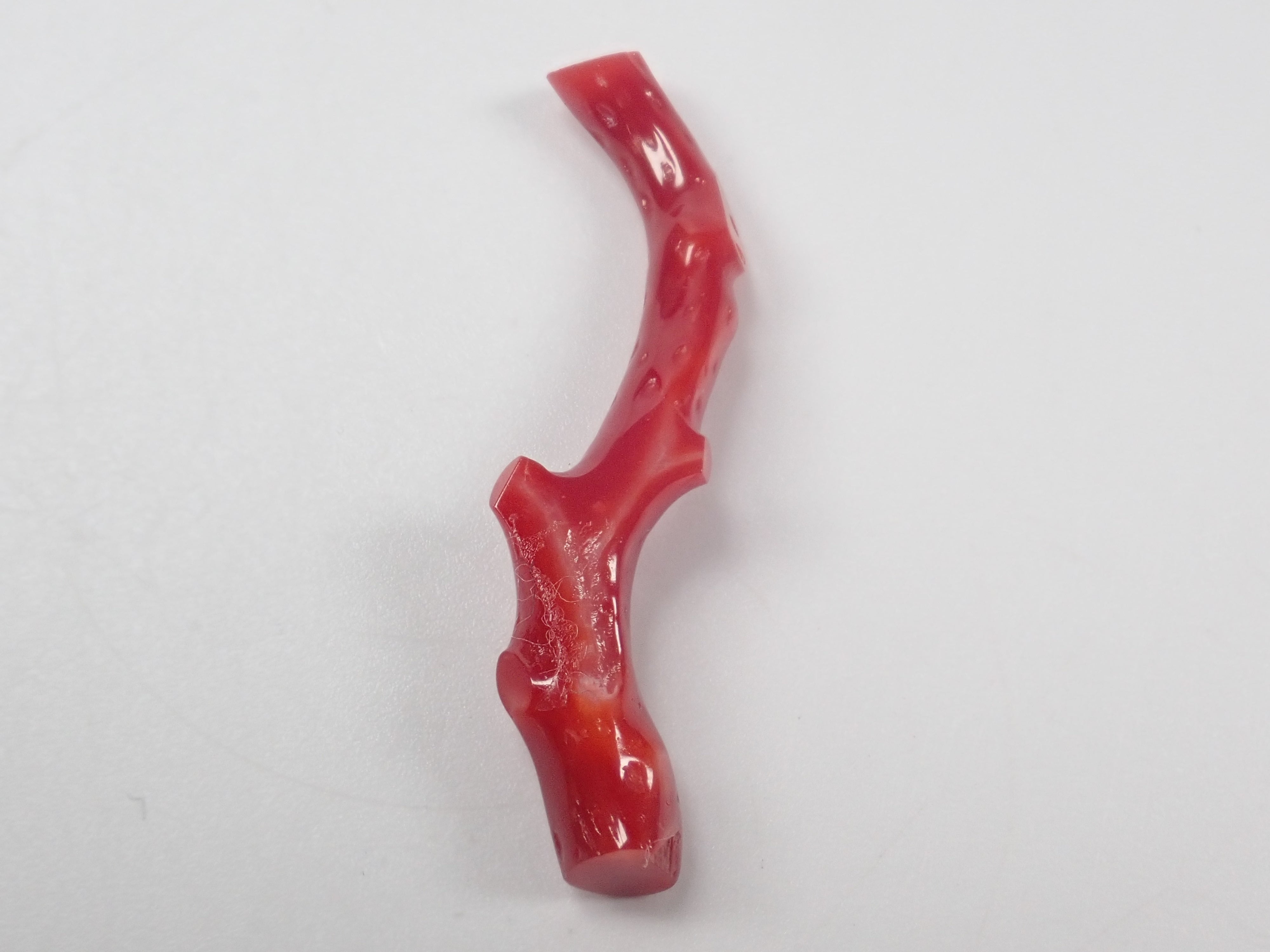 【3/29 22時販売】高知県産血赤珊瑚 原木ルース1石(3月誕生石、コーラル)《複数購入割引有》