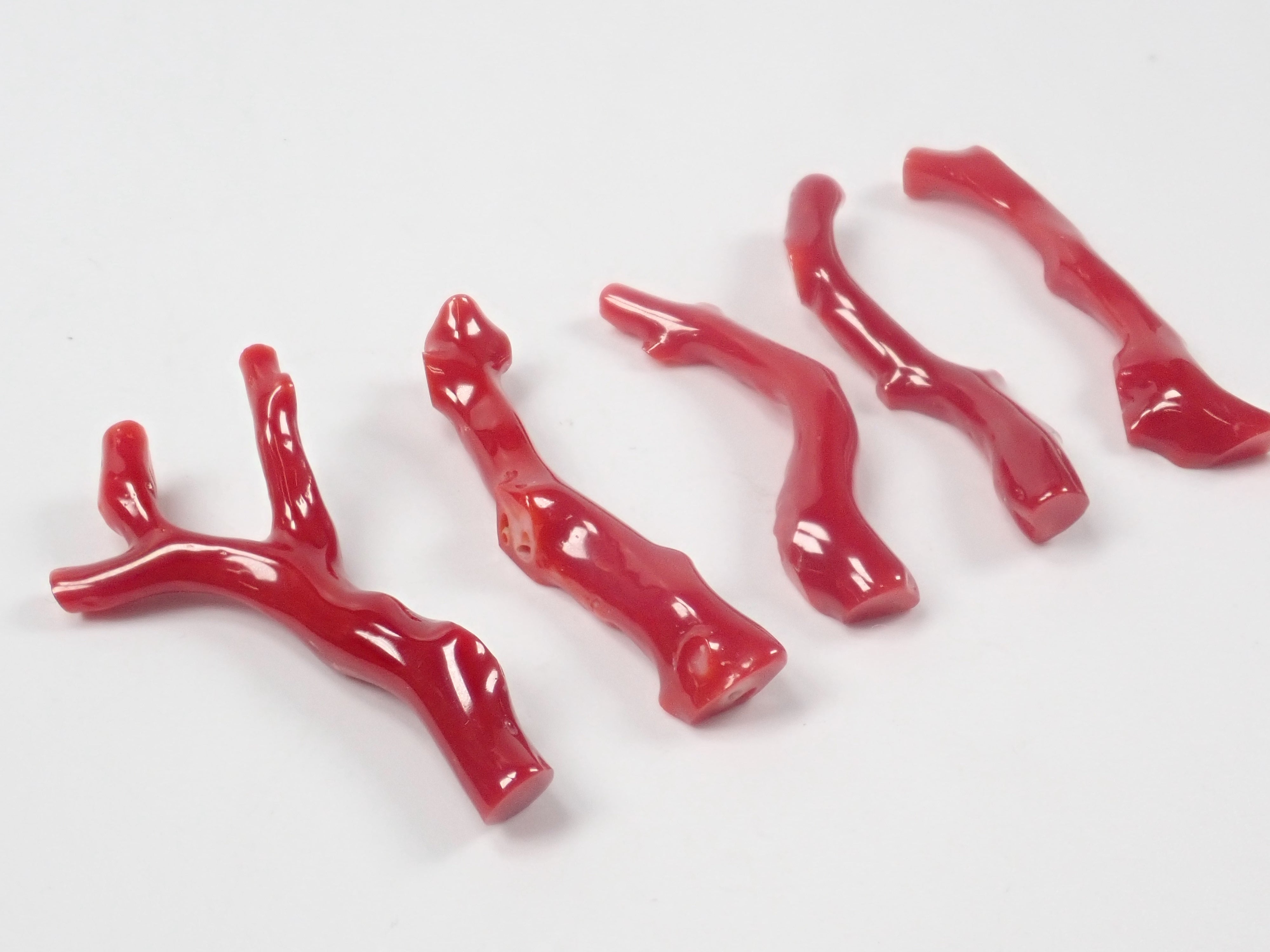 【3/29 22時販売】高知県産血赤珊瑚 原木ルース1石(3月誕生石、コーラル)《複数購入割引有》